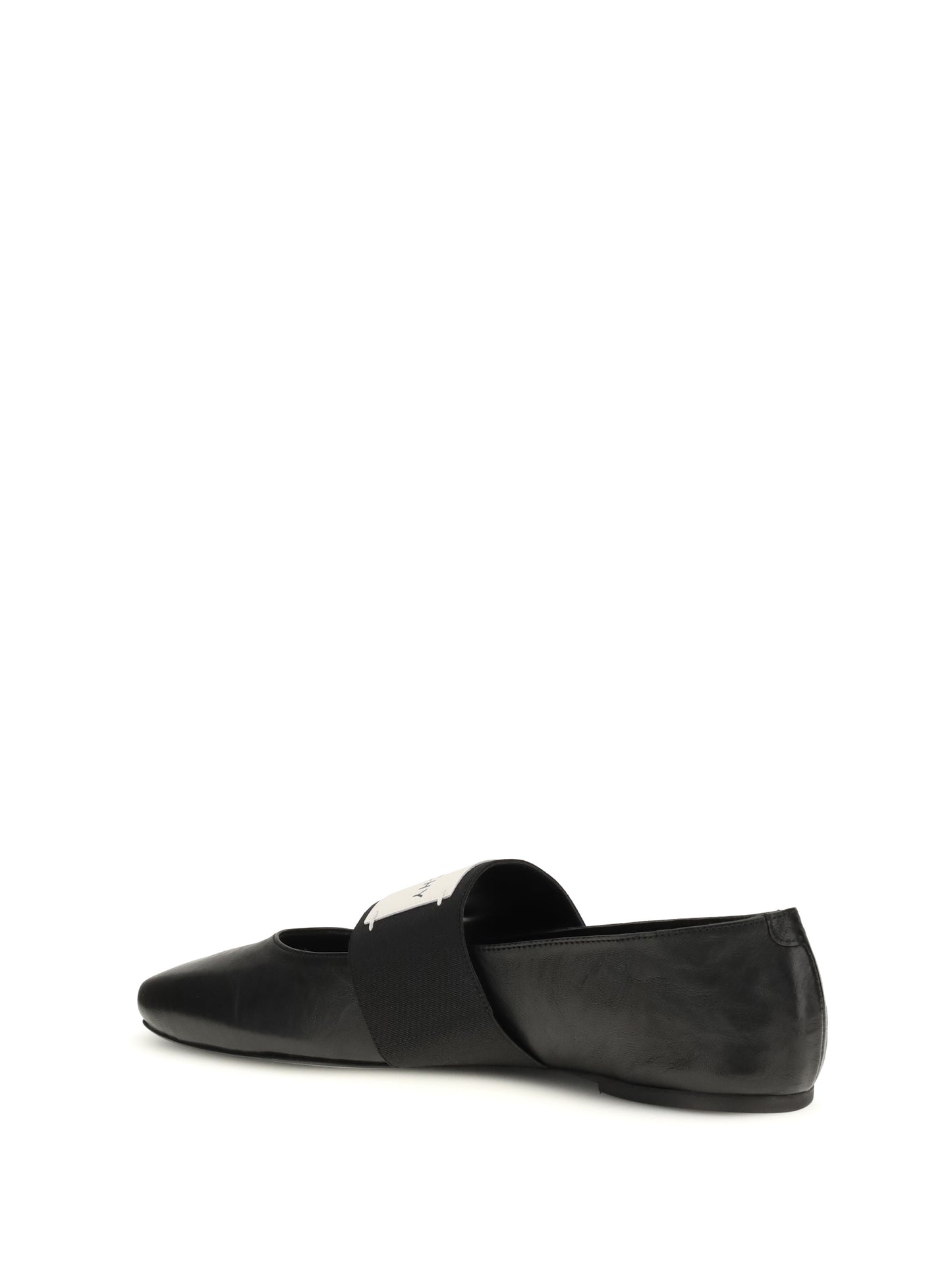 Givenchy Women Leather Sliced Square Ballerinas GIVENCHY