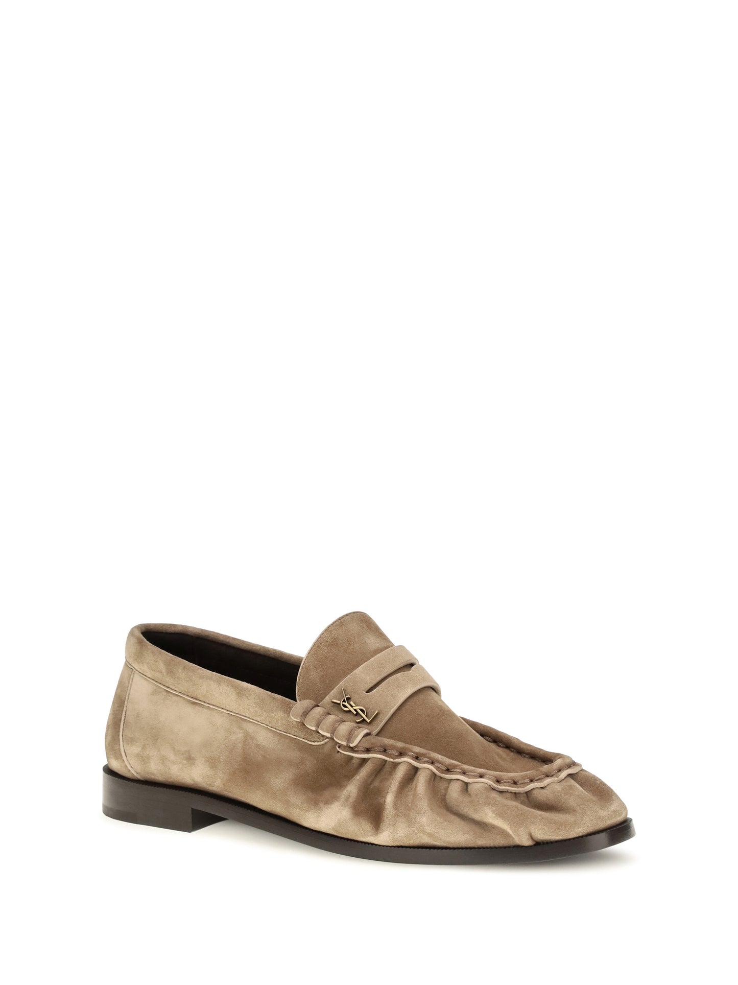 Saint Laurent Women Le Loafer Suede Loafers SAINT LAURENT