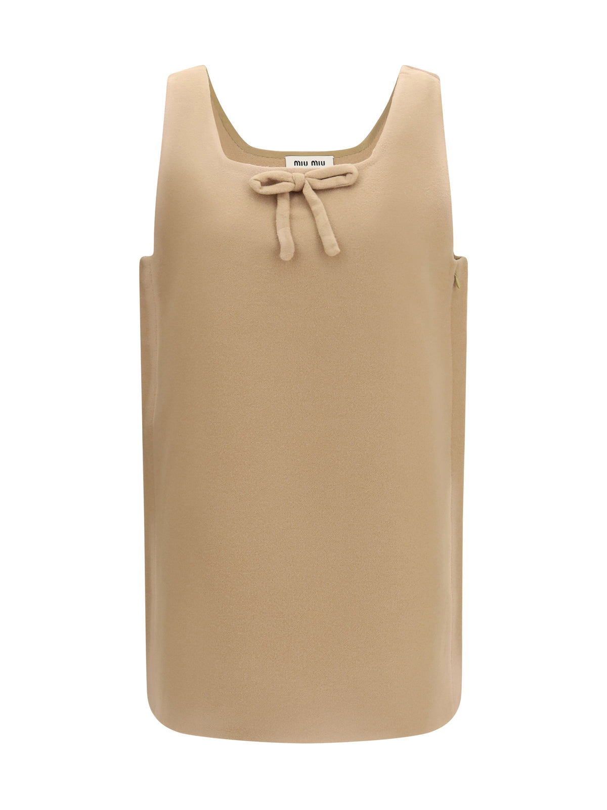 Miu Miu Women Waxed Double Wool Dress MIU MIU