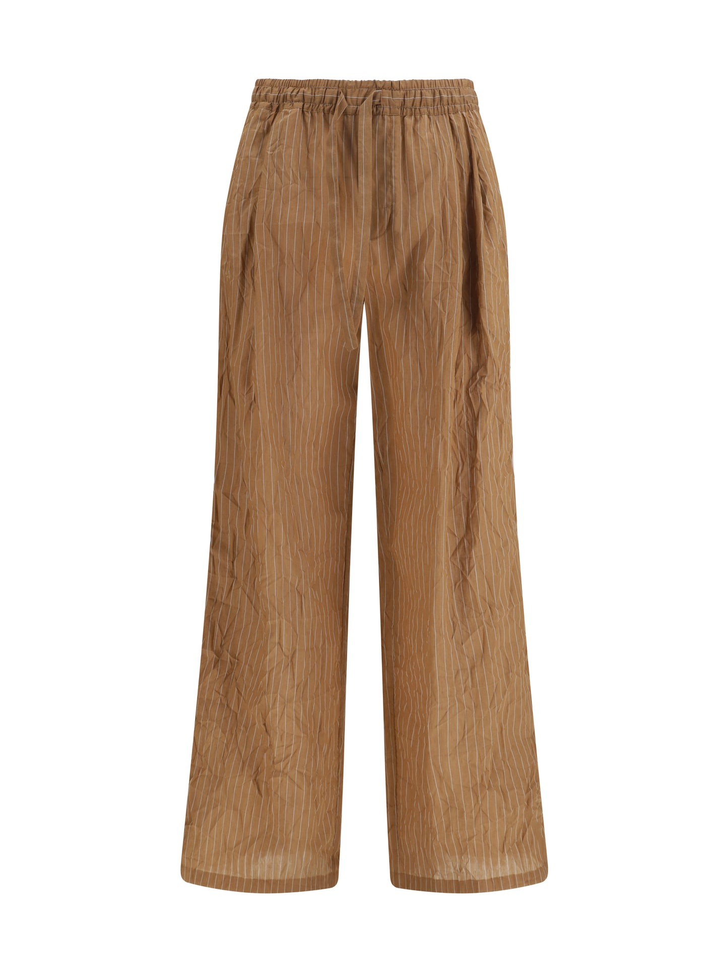 Dolce & Gabbana Men Vanity Pants In Striped Froissé Fabric DOLCE & GABBANA