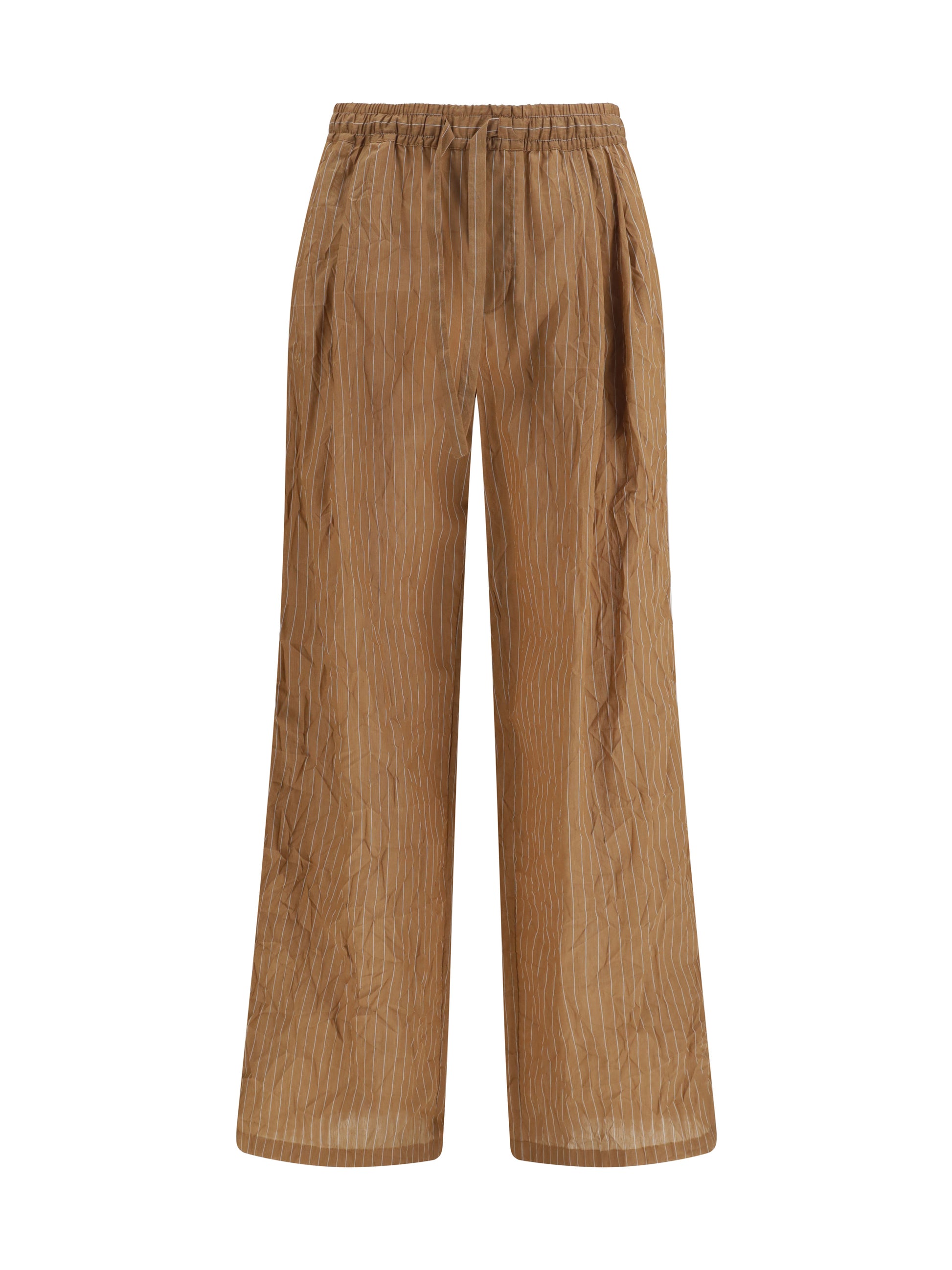Dolce & Gabbana Men Vanity Pants In Striped Froissé Fabric DOLCE & GABBANA
