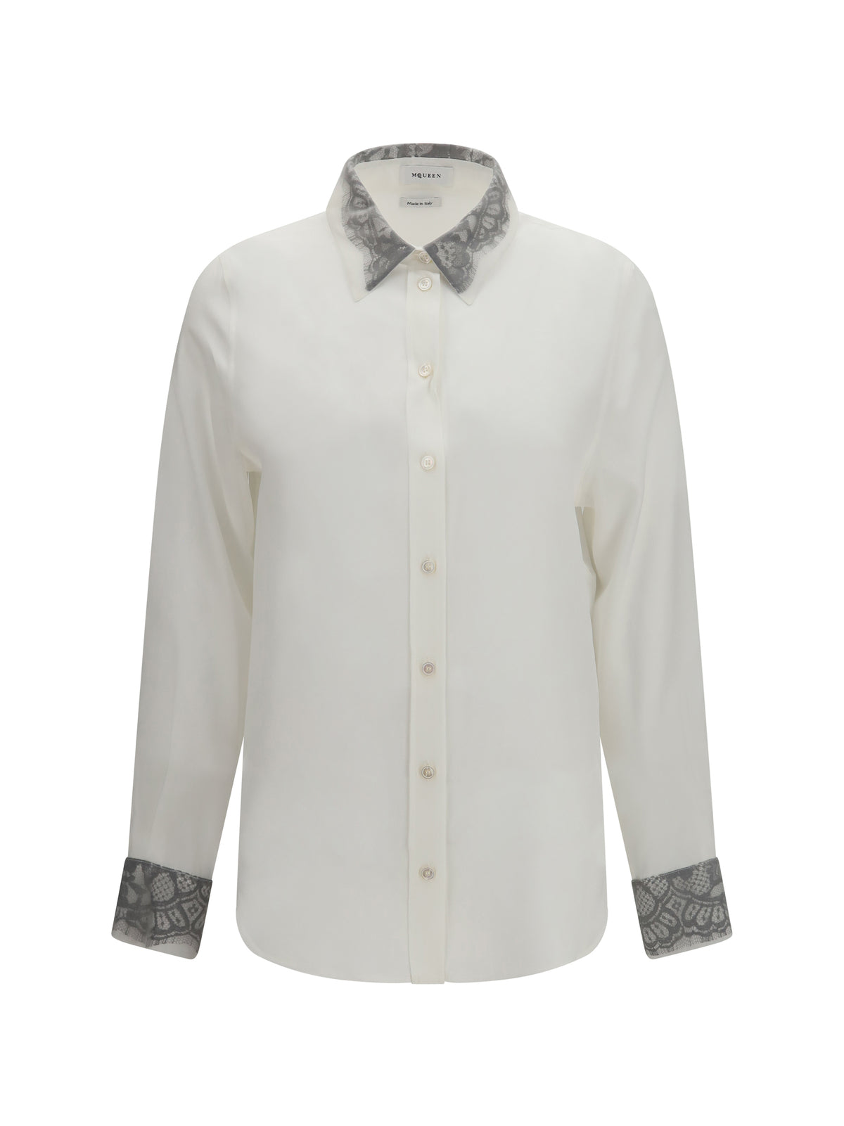 Alexander Mcqueen Women Floral Lace Detail Shirt ALEXANDER MCQUEEN