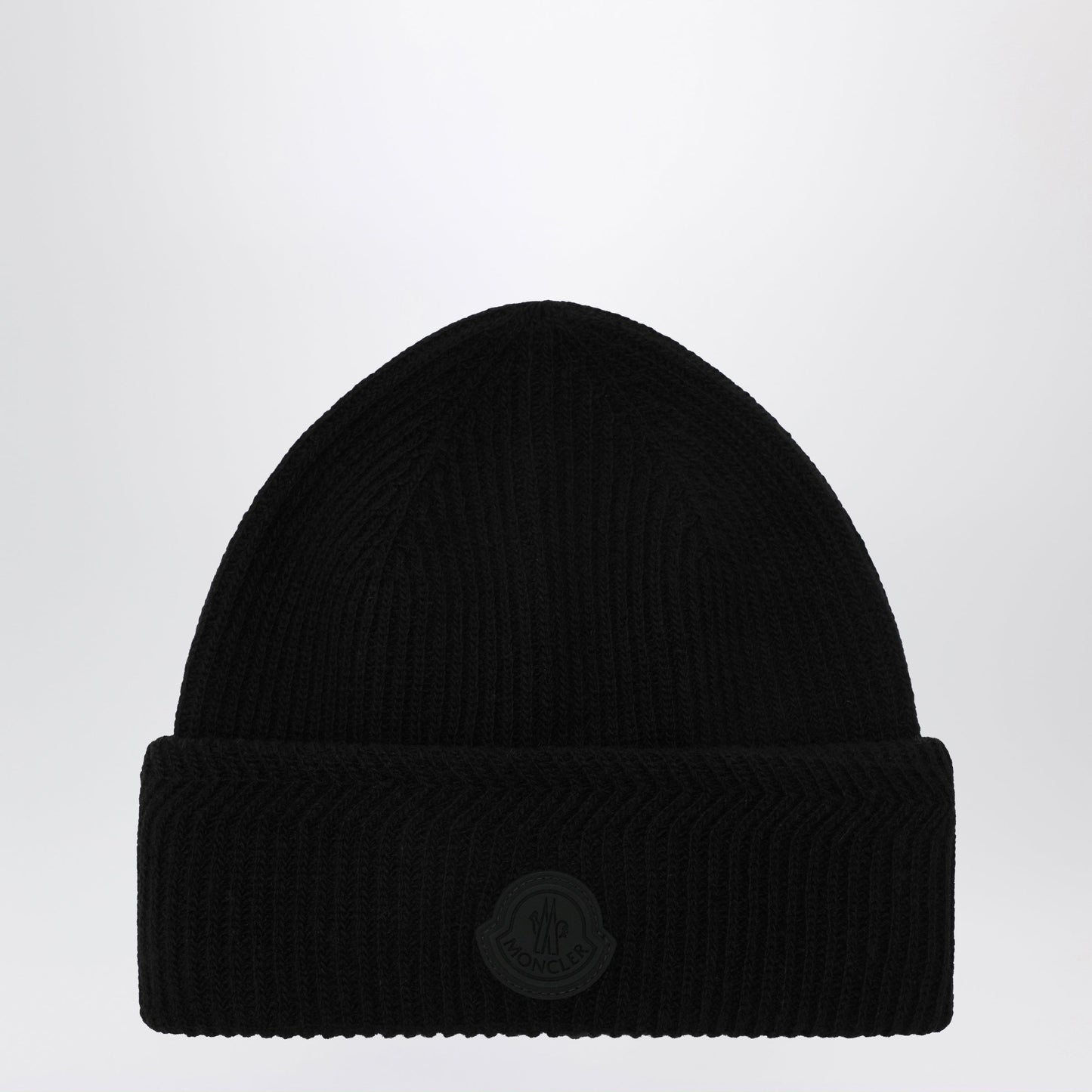 Moncler Black Wool And Cashmere Beanie Men MONCLER