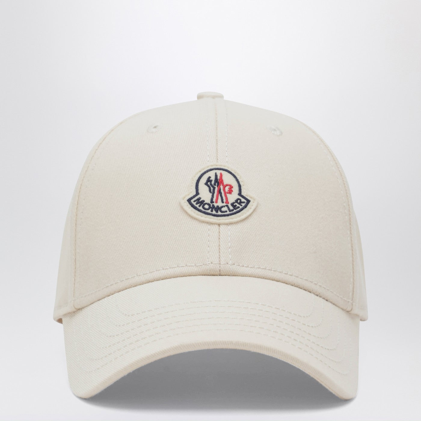 Moncler Beige Baseball Cap With Logo Women MONCLER