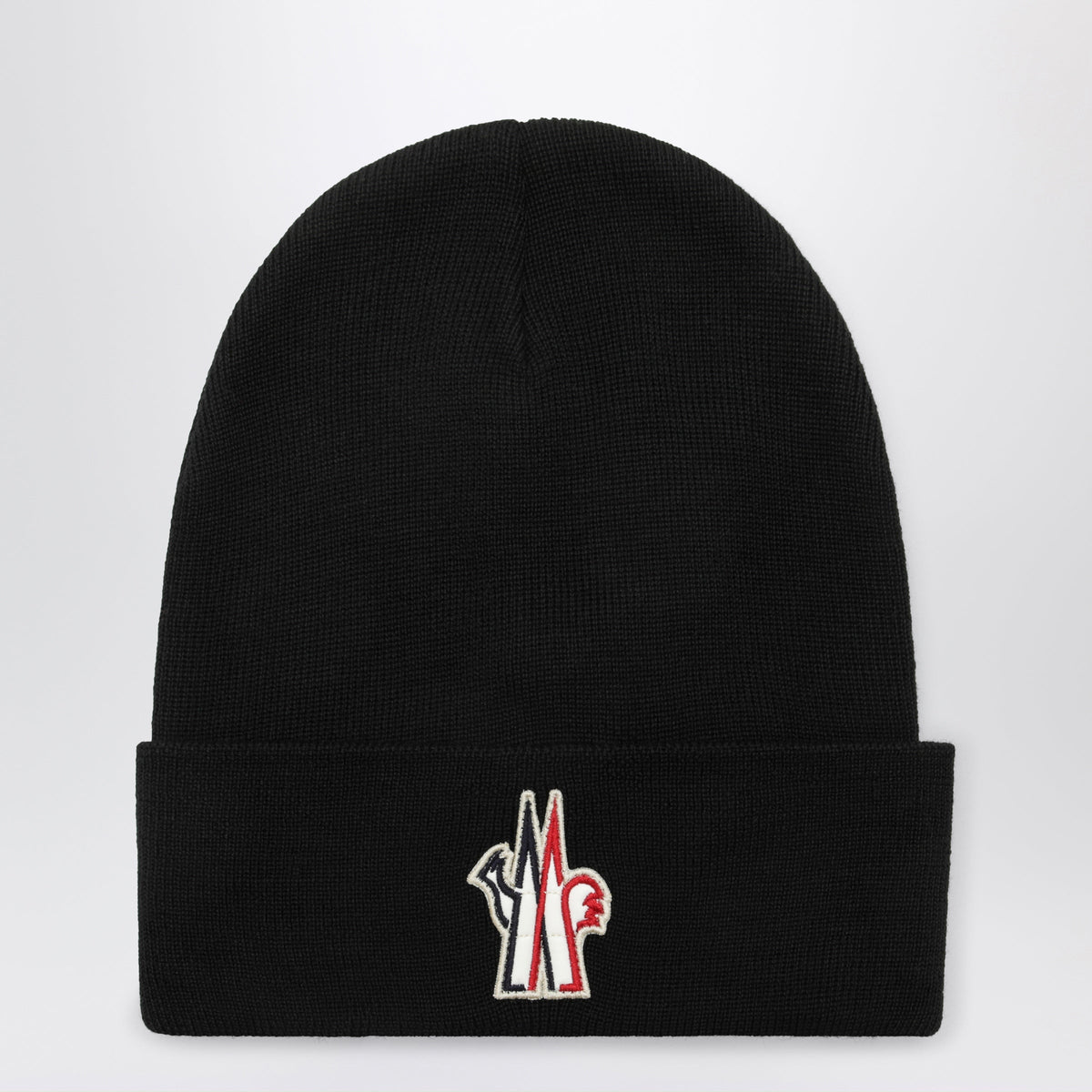 Moncler Grenoble Black Wool Beanie Men MONCLER GRENOBLE