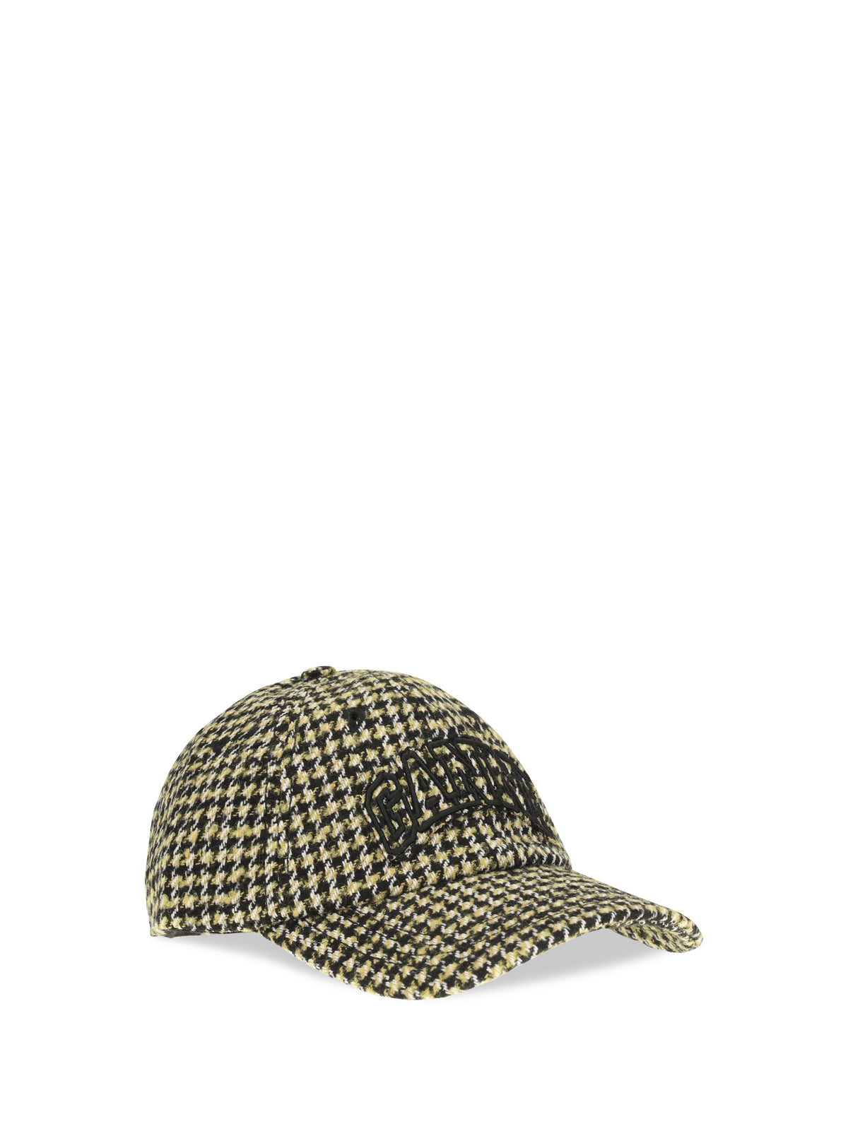 Ganni Women Woollen Check Cap GANNI