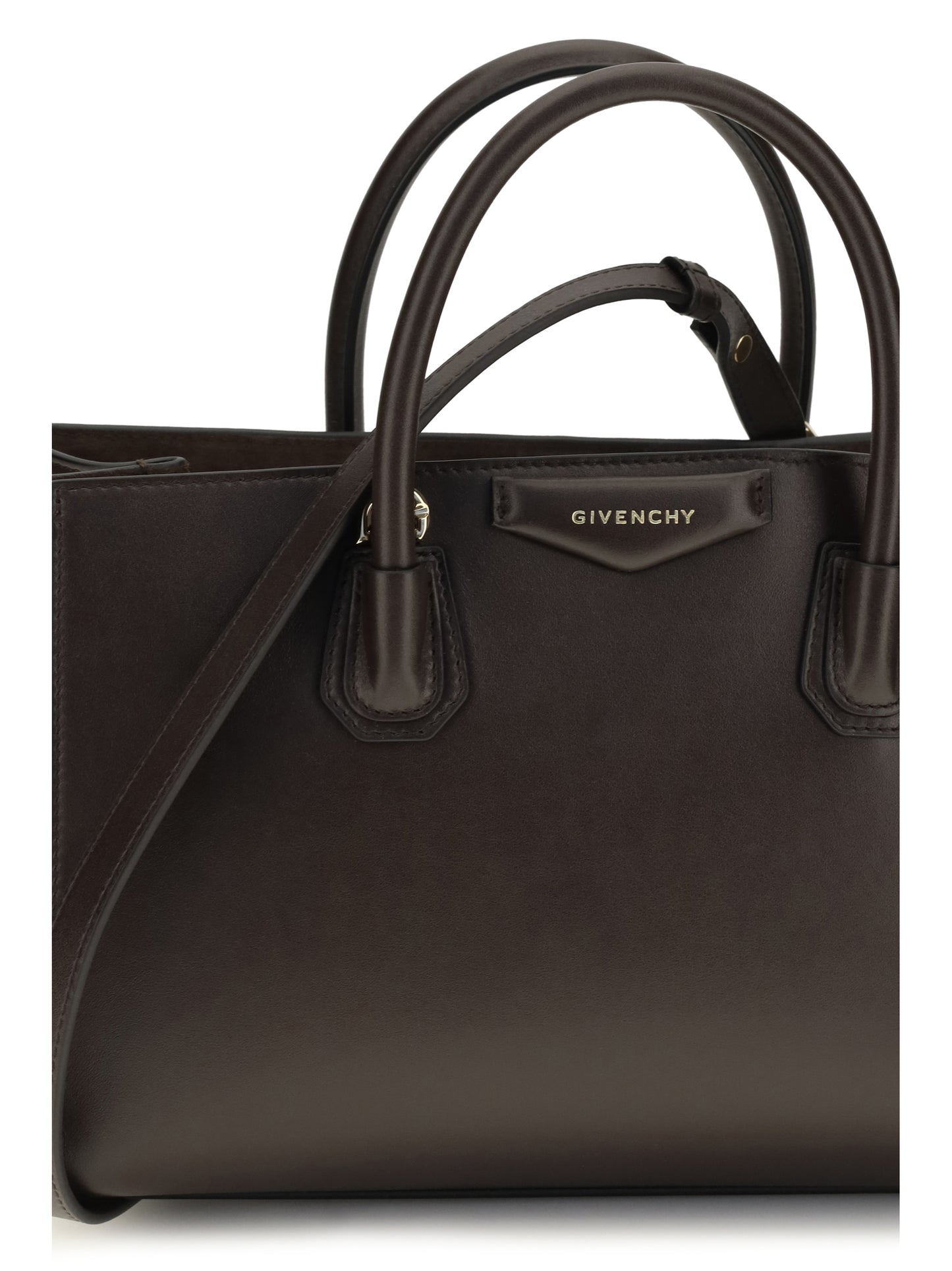Givenchy Women Small Antigona Catchall Glossy Grained Leather Handbag GIVENCHY