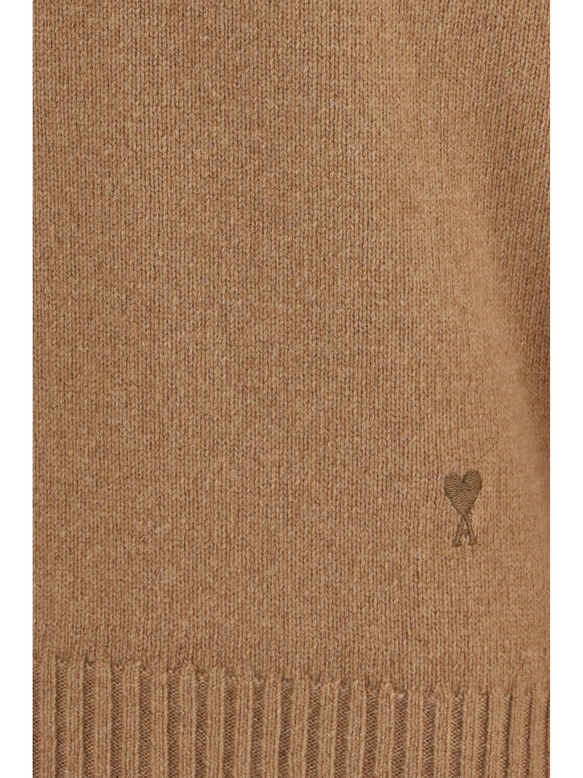 Ami Paris Men Cashmere And Wool Blend Sweater AMI PARIS
