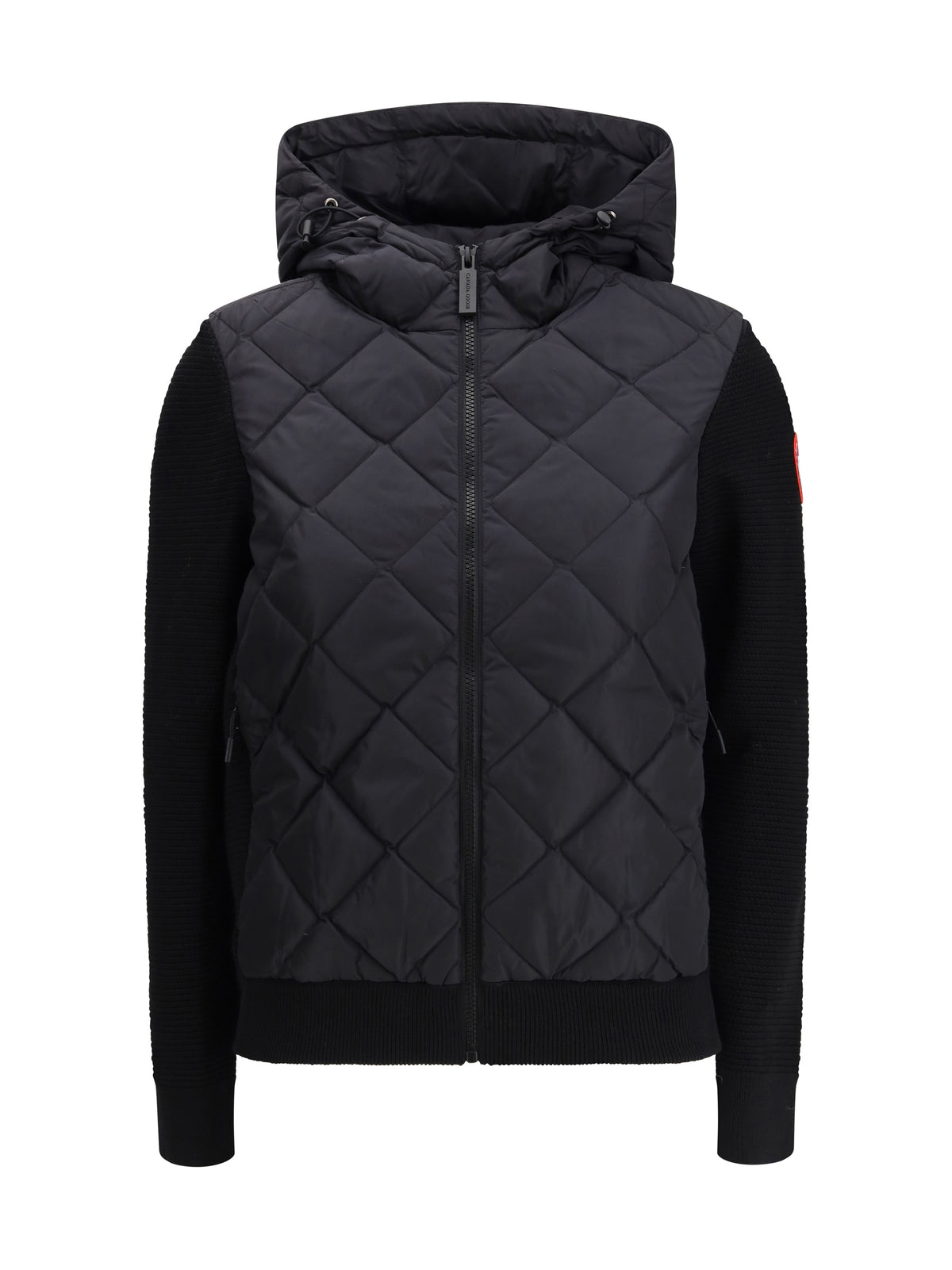 Canada Goose Women Hybridge® Quilted Knit Hooded Down Jacket CANADA GOOSE
