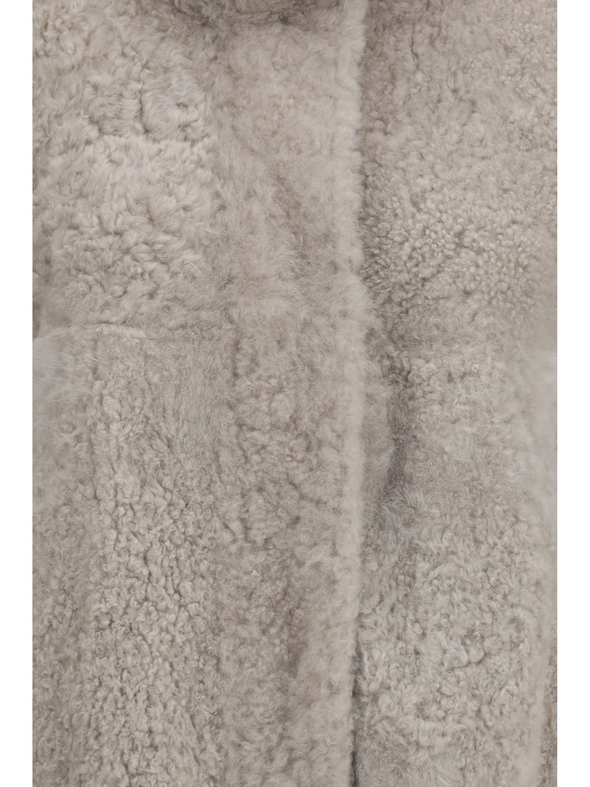 Brunello Cucinelli Women High-Neck Shearling Jacket BRUNELLO CUCINELLI
