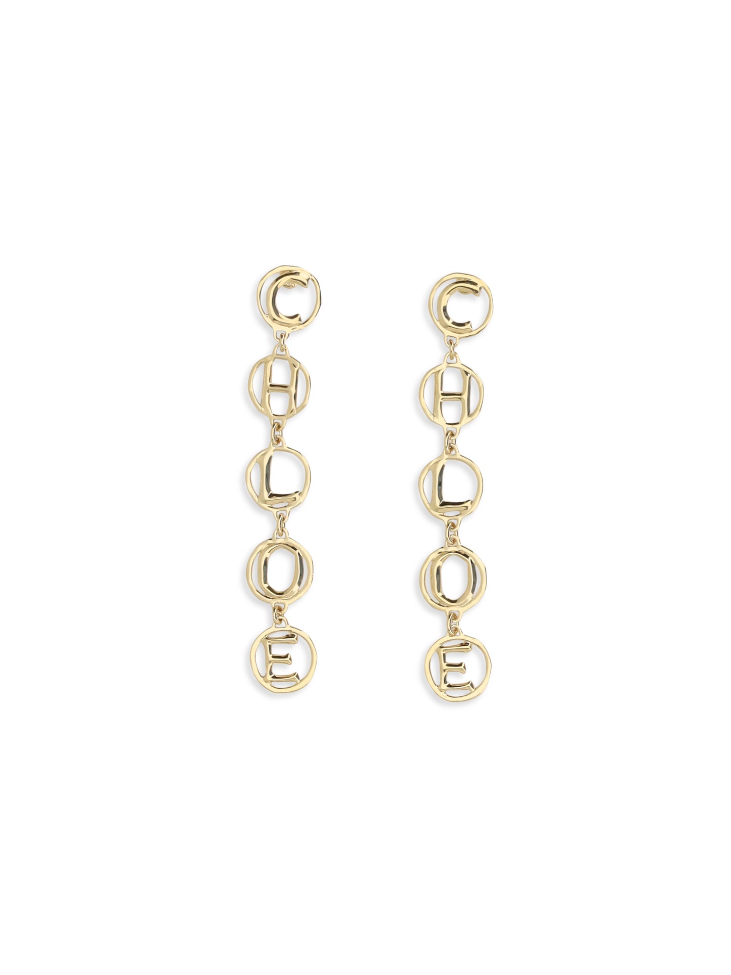 Chloé Women Script Drop Earrings CHLOE