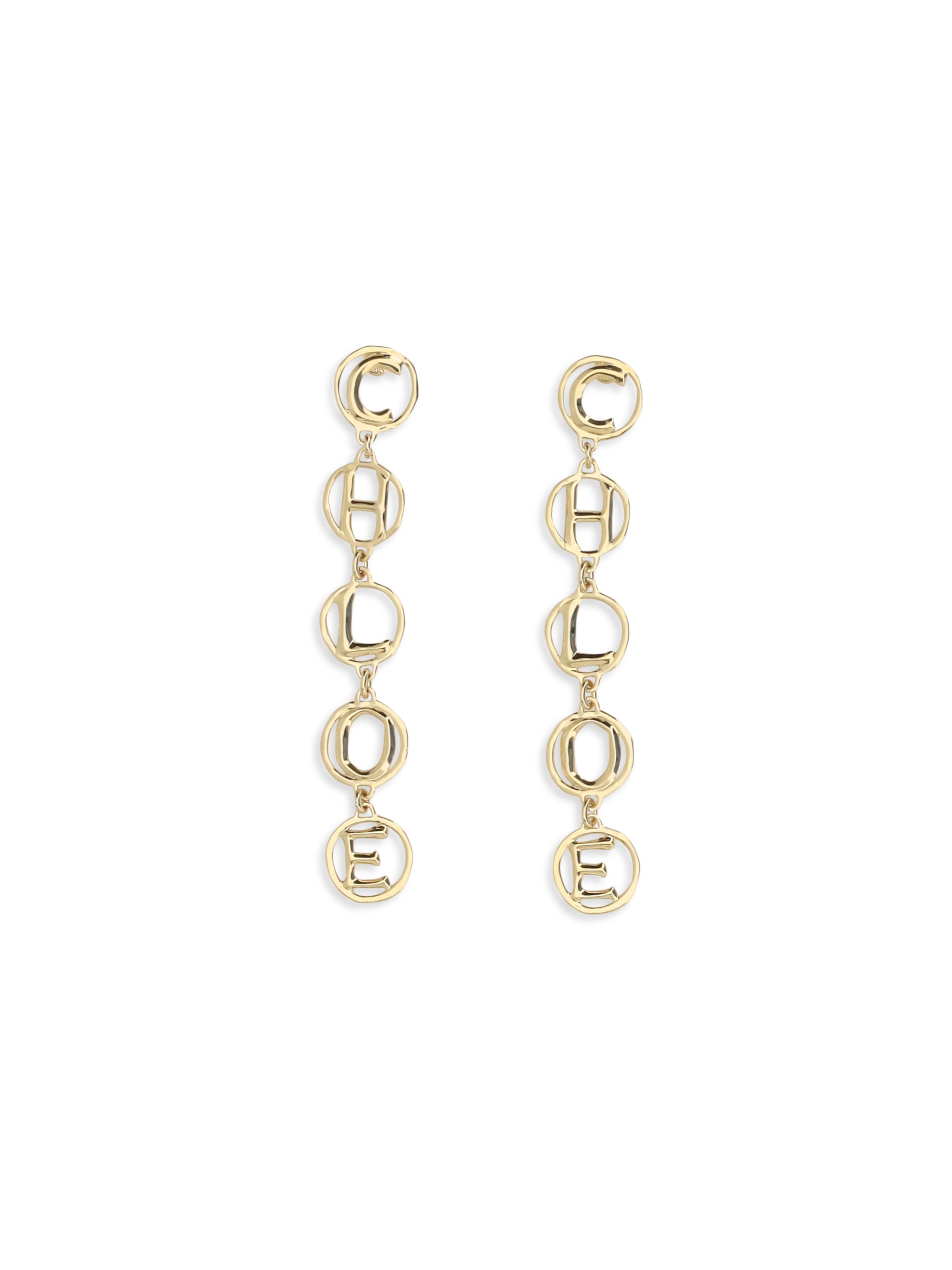 Chloé Women Script Drop Earrings CHLOE