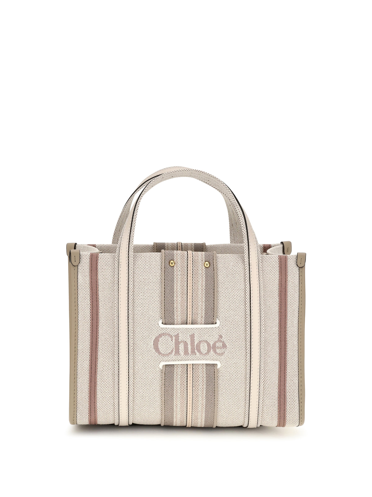Chloé Women Small Woody Loop Canvas Tote Bag CHLOE