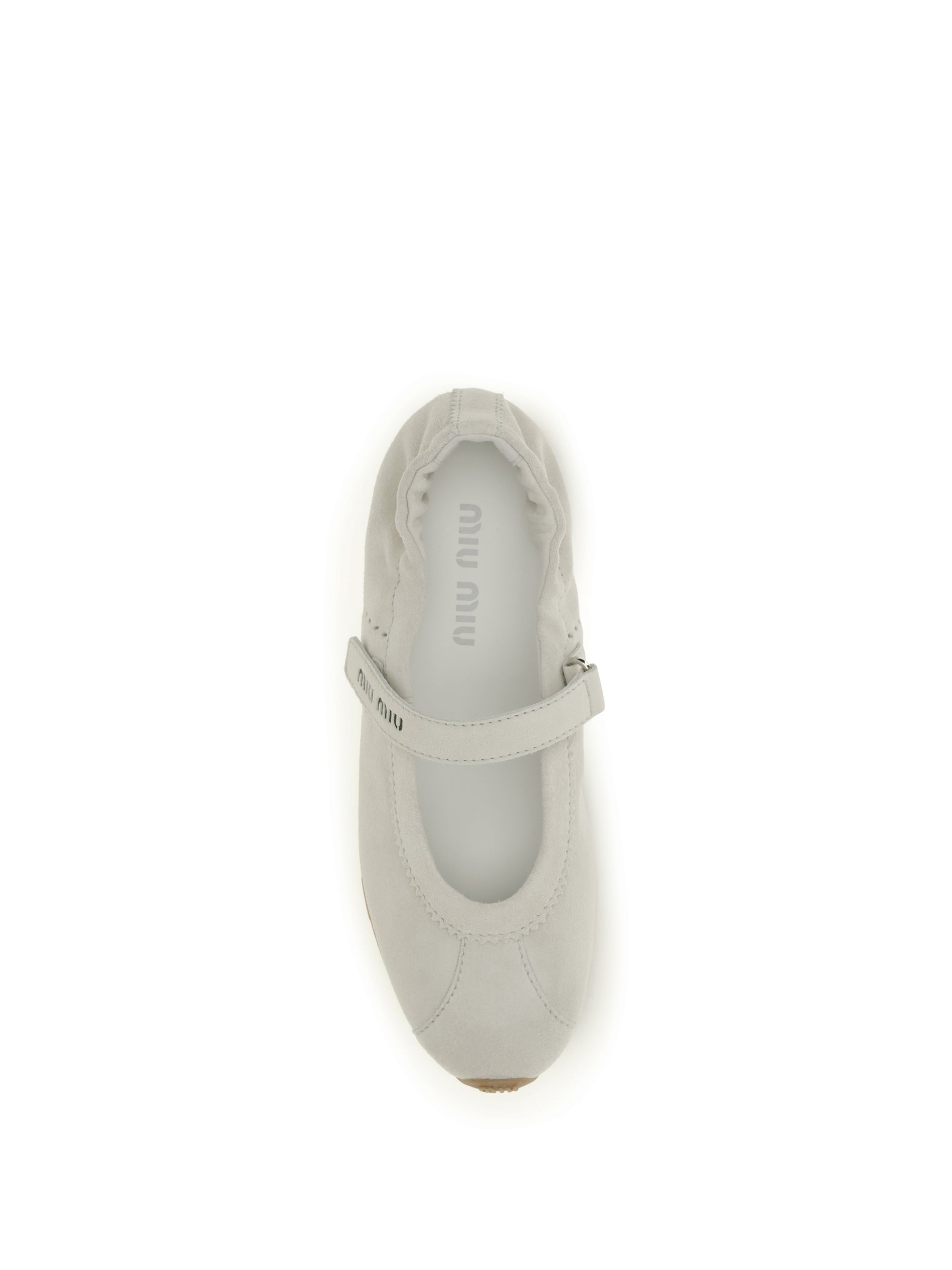 Miu Miu Women Plume Suede Ballerinas MIU MIU