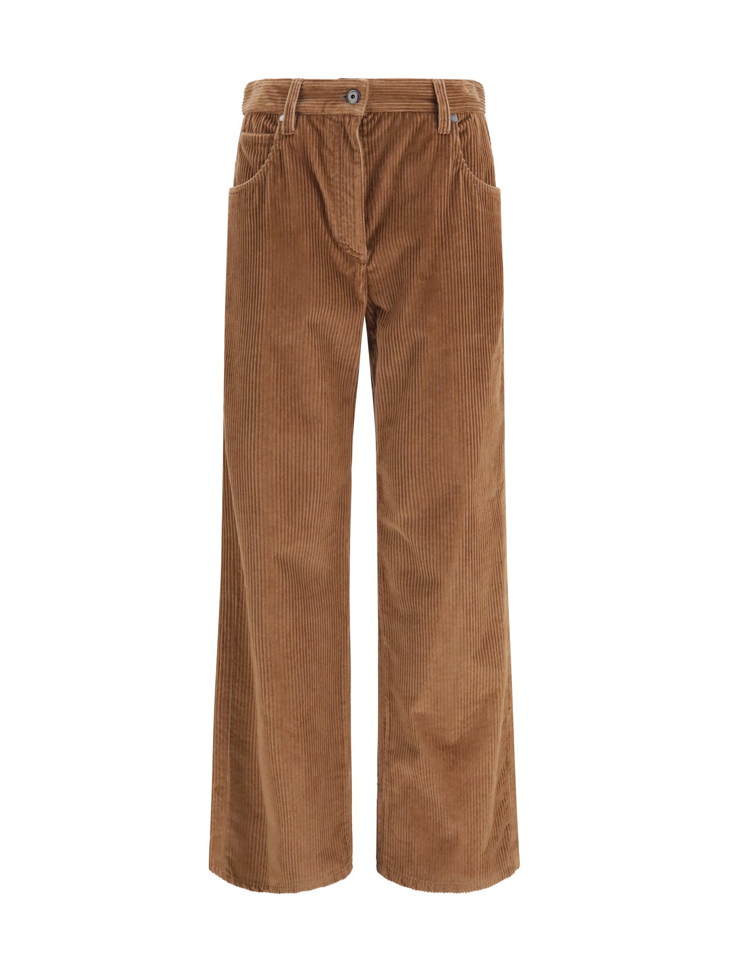 Brunello Cucinelli Women Straight Velvet Pants BRUNELLO CUCINELLI