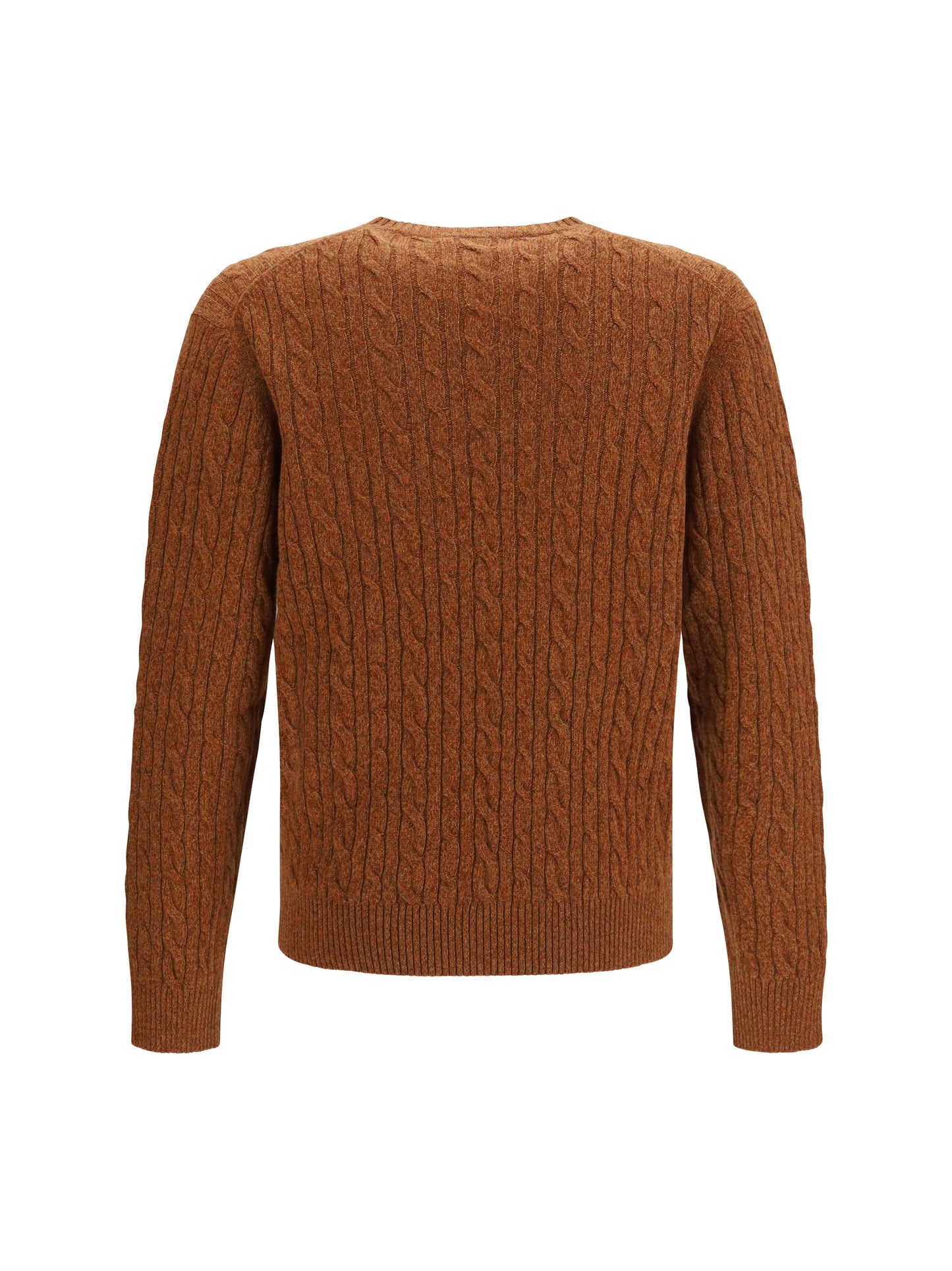 Loro Piana Men Treccia Crew Neck Sweater In Baby Cashmere LORO PIANA