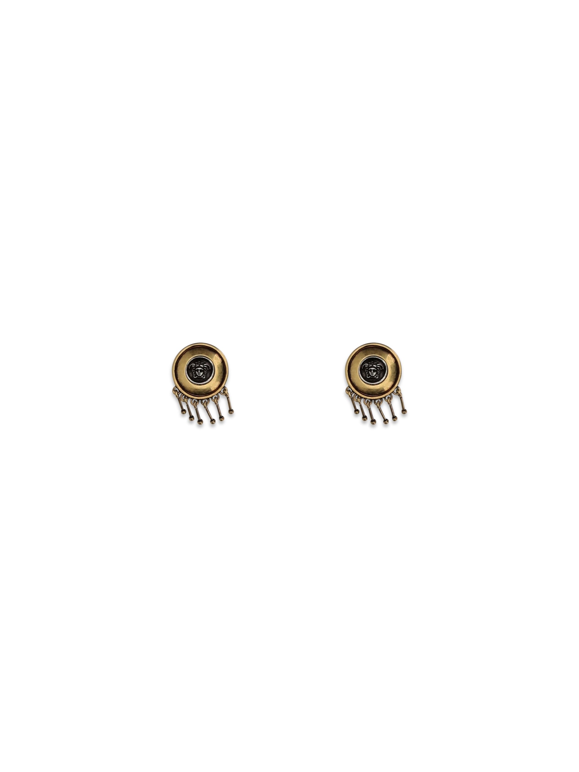 Versace Women Medusa Clip-On Drop Earrings VERSACE