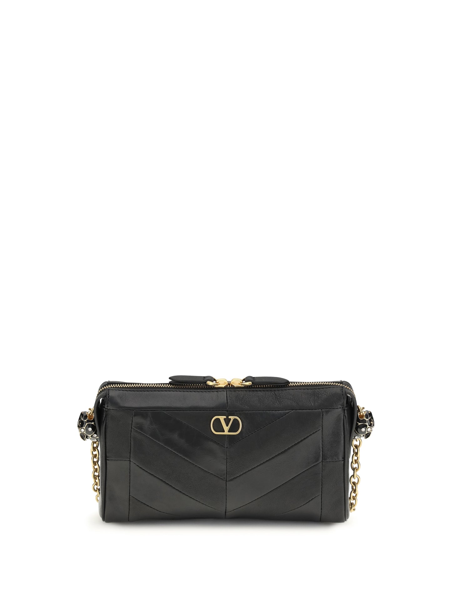 Valentino Garavani Women Panthea Small Chevron Shoulder Bag VALENTINO GARAVANI