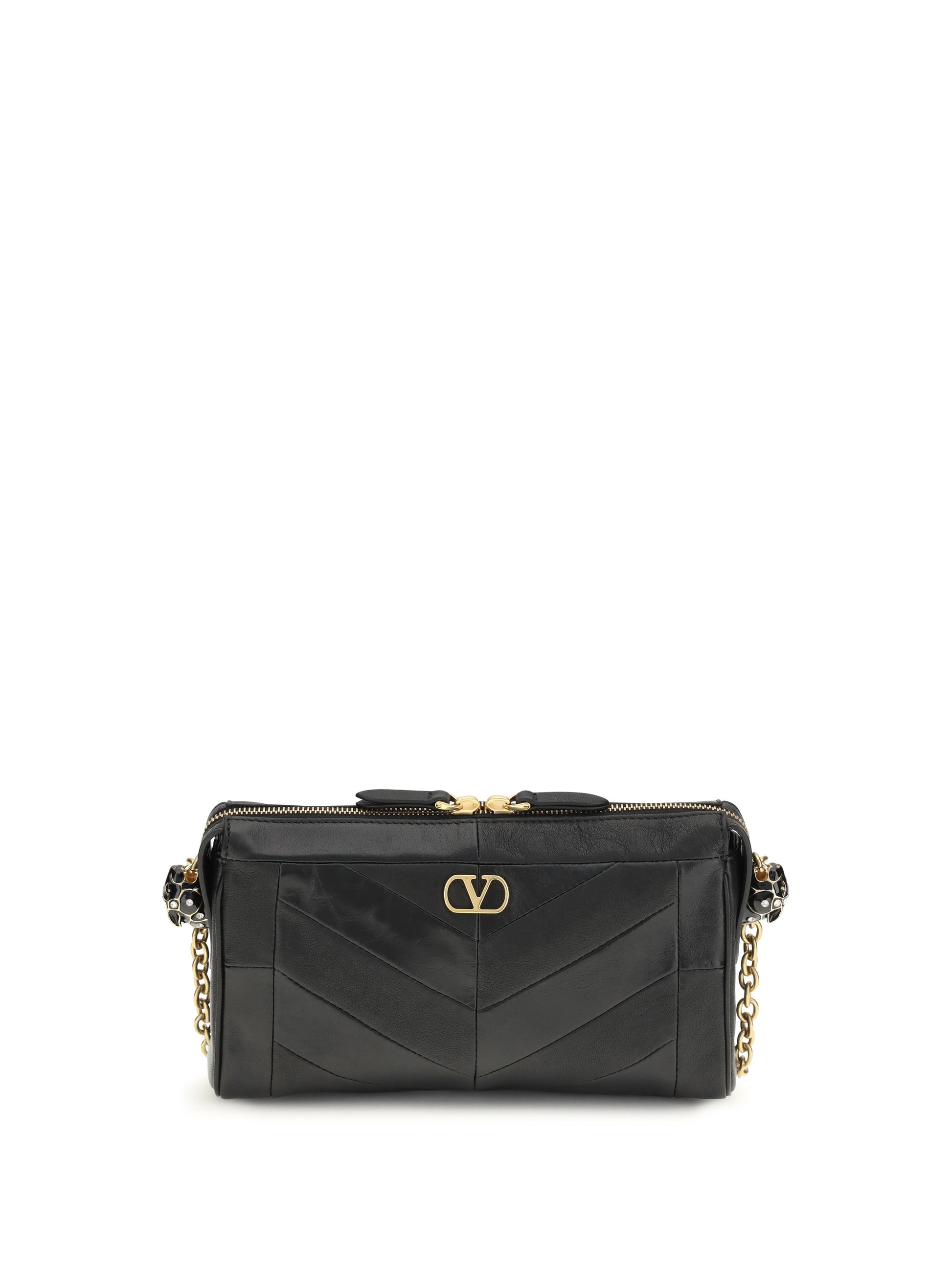 Valentino Garavani Women Panthea Small Chevron Shoulder Bag VALENTINO GARAVANI
