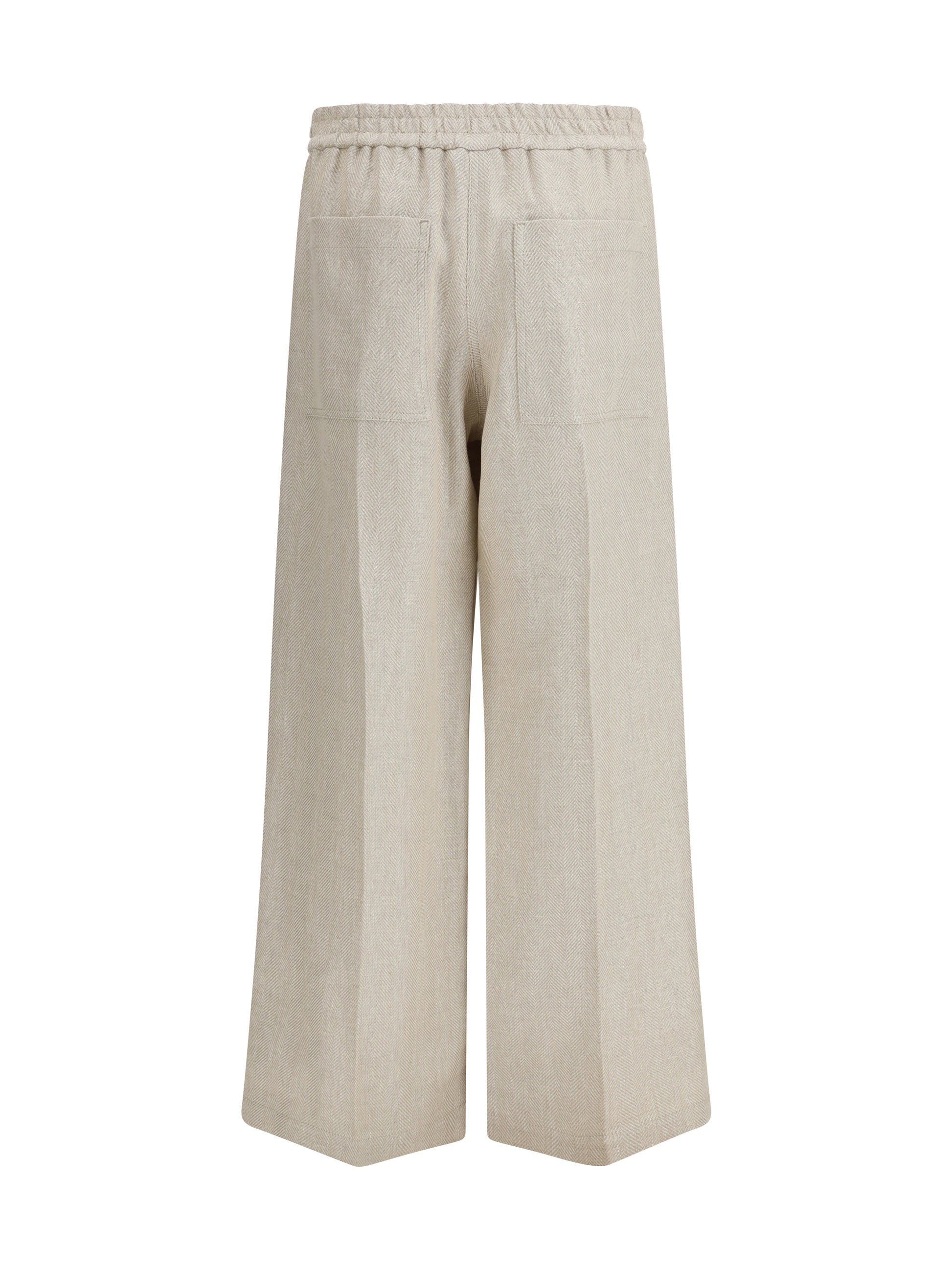 Brunello Cucinelli Women Elasticated-Waistband Pants BRUNELLO CUCINELLI