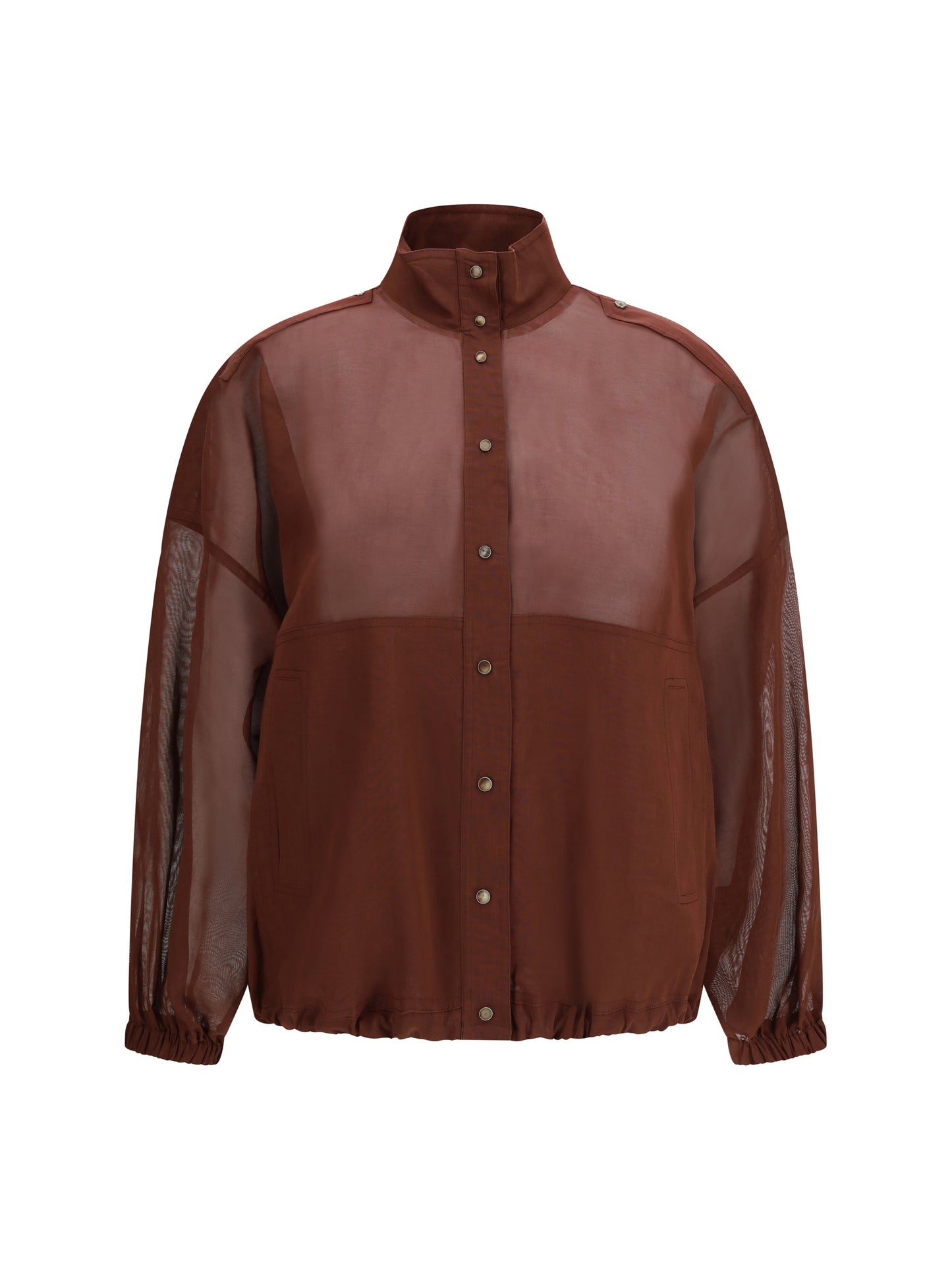 Brunello Cucinelli Women Cotton Organza Shirt BRUNELLO CUCINELLI