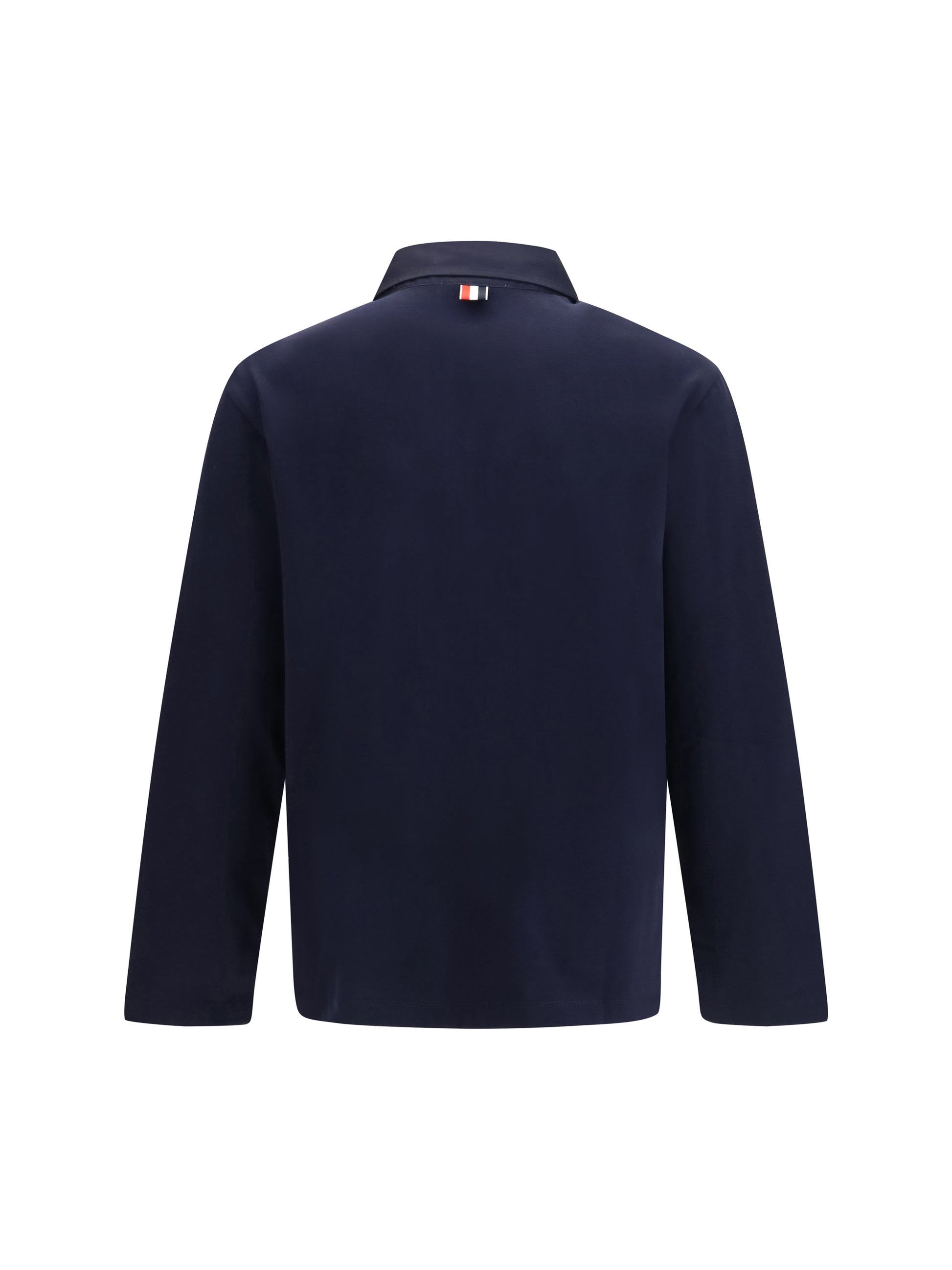 Thom Browne Men Oversized Colorblock Rugby Polo THOM BROWNE
