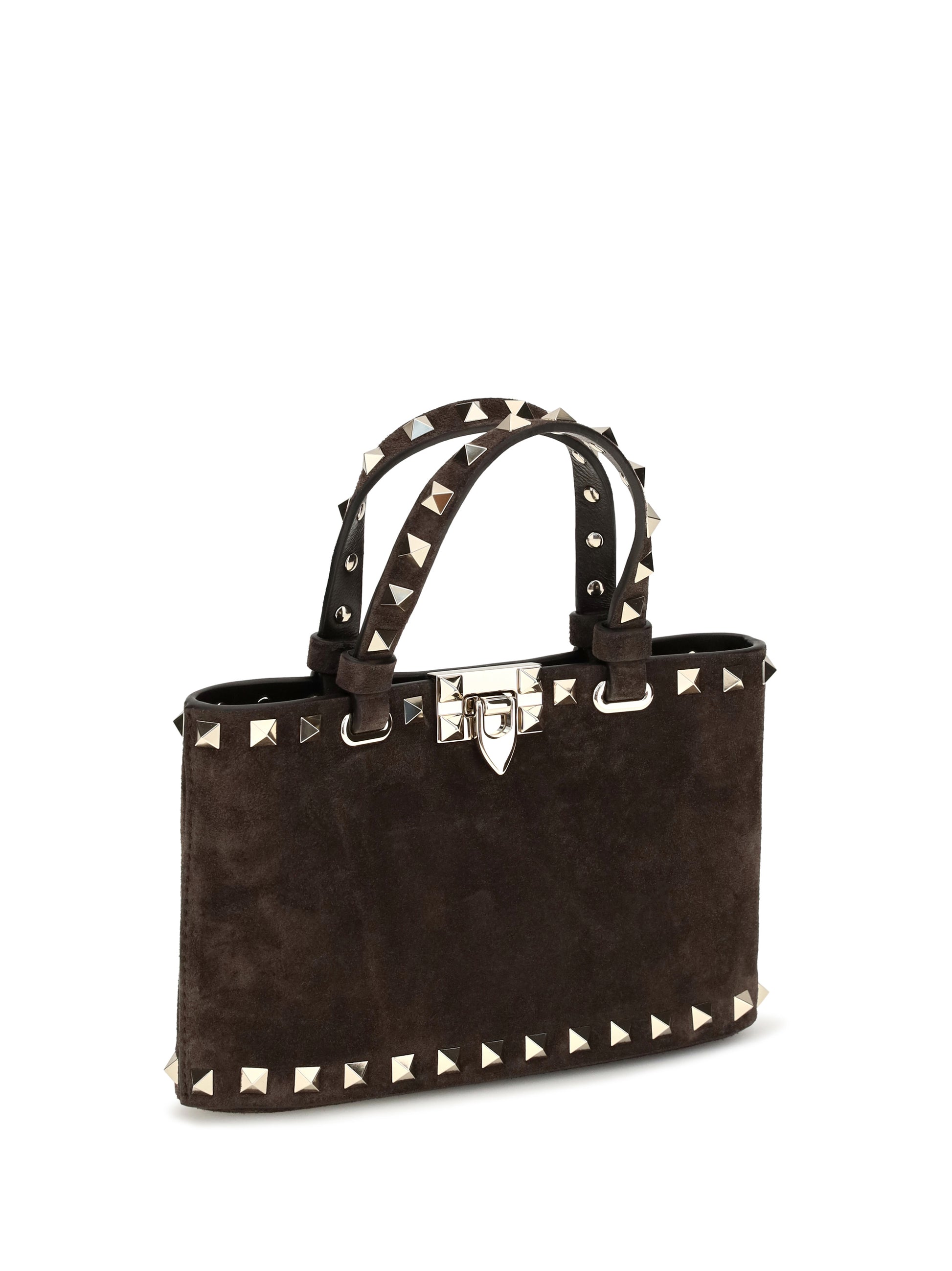 Valentino Garavani Women Suede Rockstud Mini Handbag VALENTINO GARAVANI