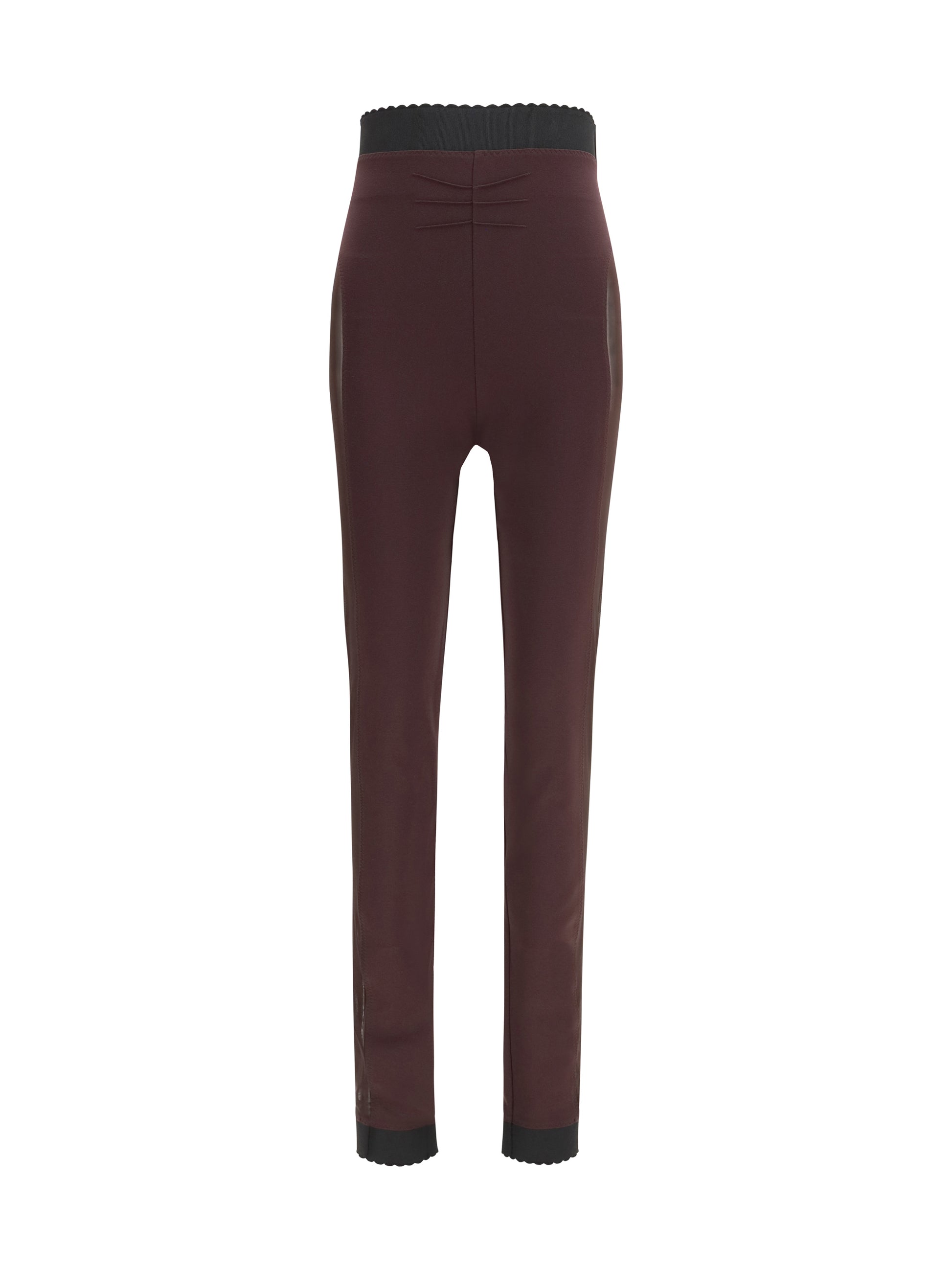 The Attico Women Sheer Detail Leggings THE ATTICO