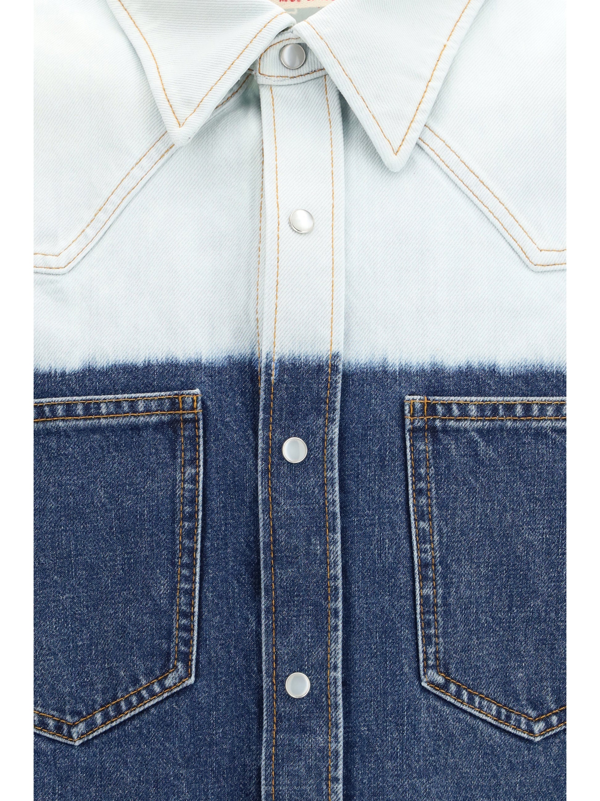 Marni Men Dip-Dye Denim Shirt MARNI