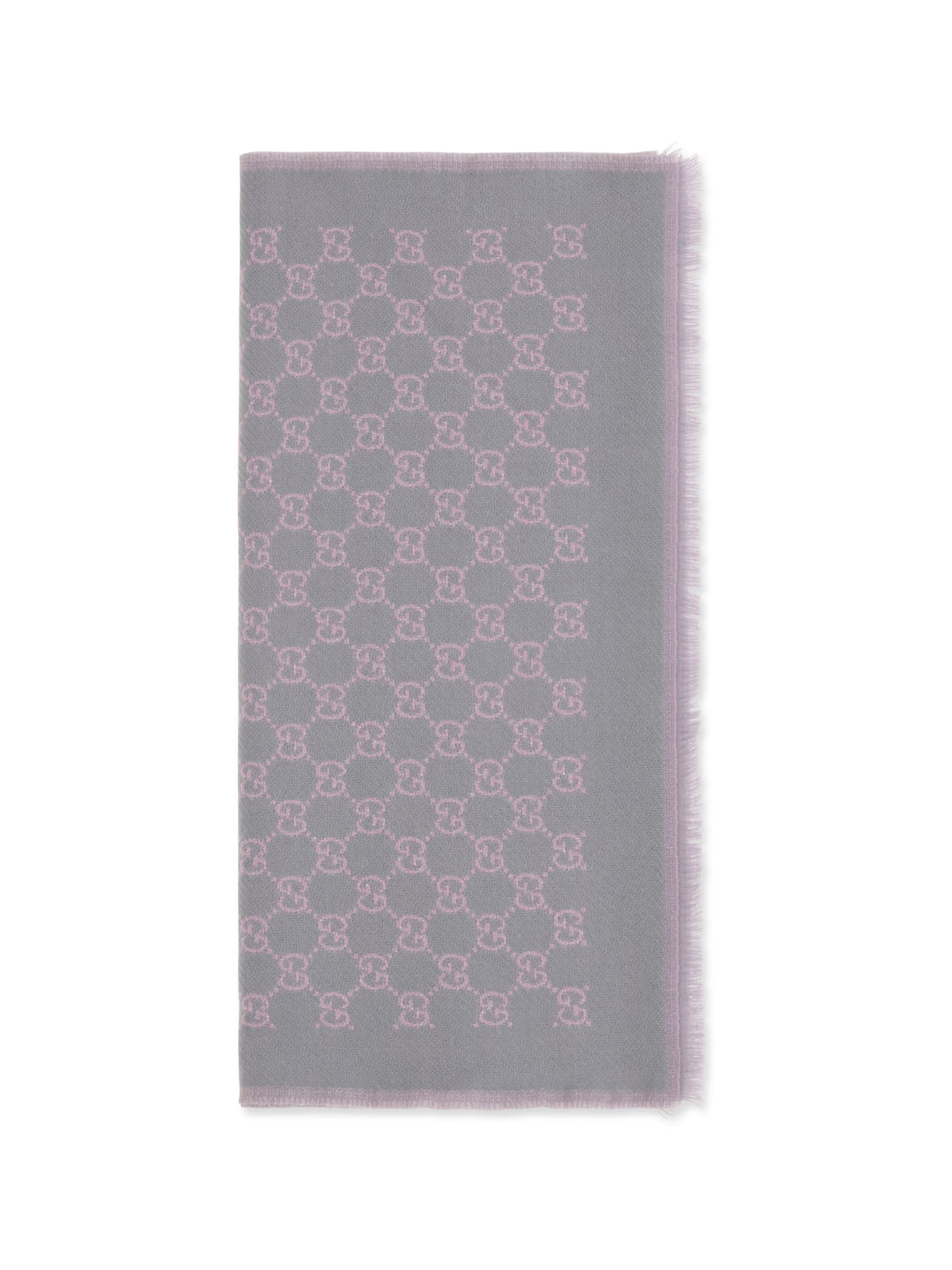 Gucci Women Miss Stenny Gg Monogram Wool Scarf GUCCI