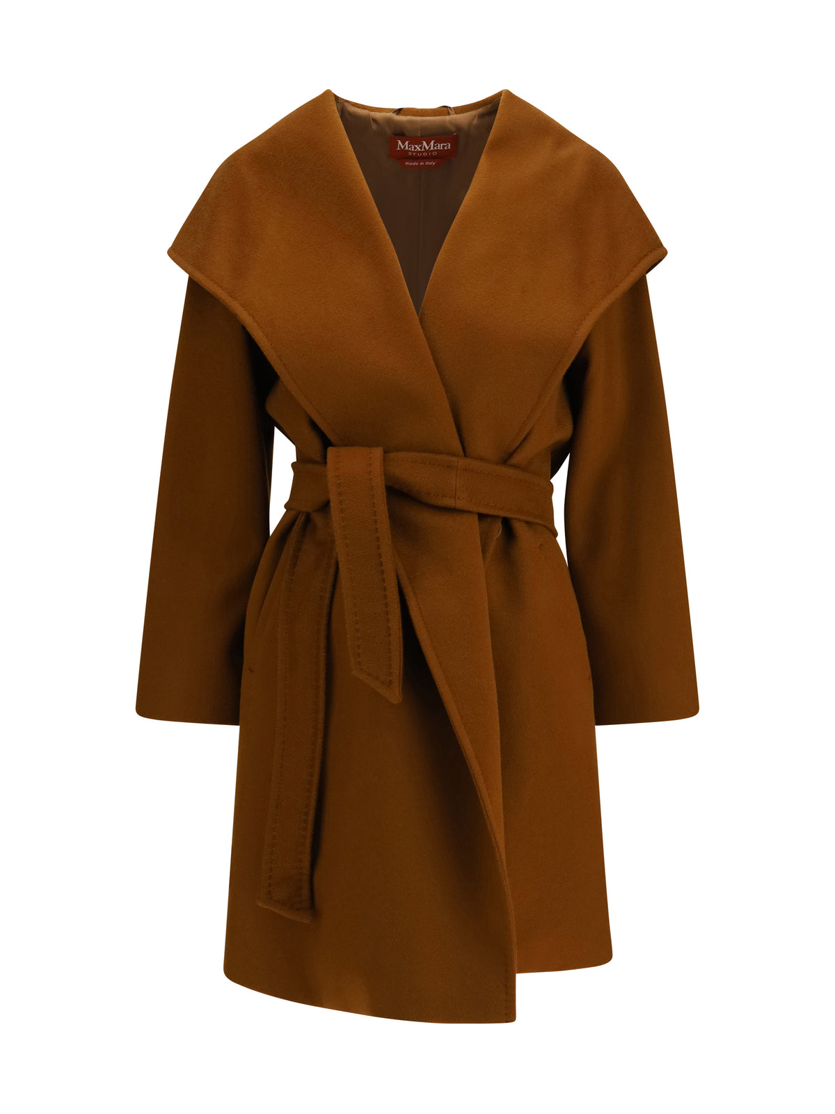 Max Mara Studio Women Wool Drap Newmang Coat MAX MARA STUDIO