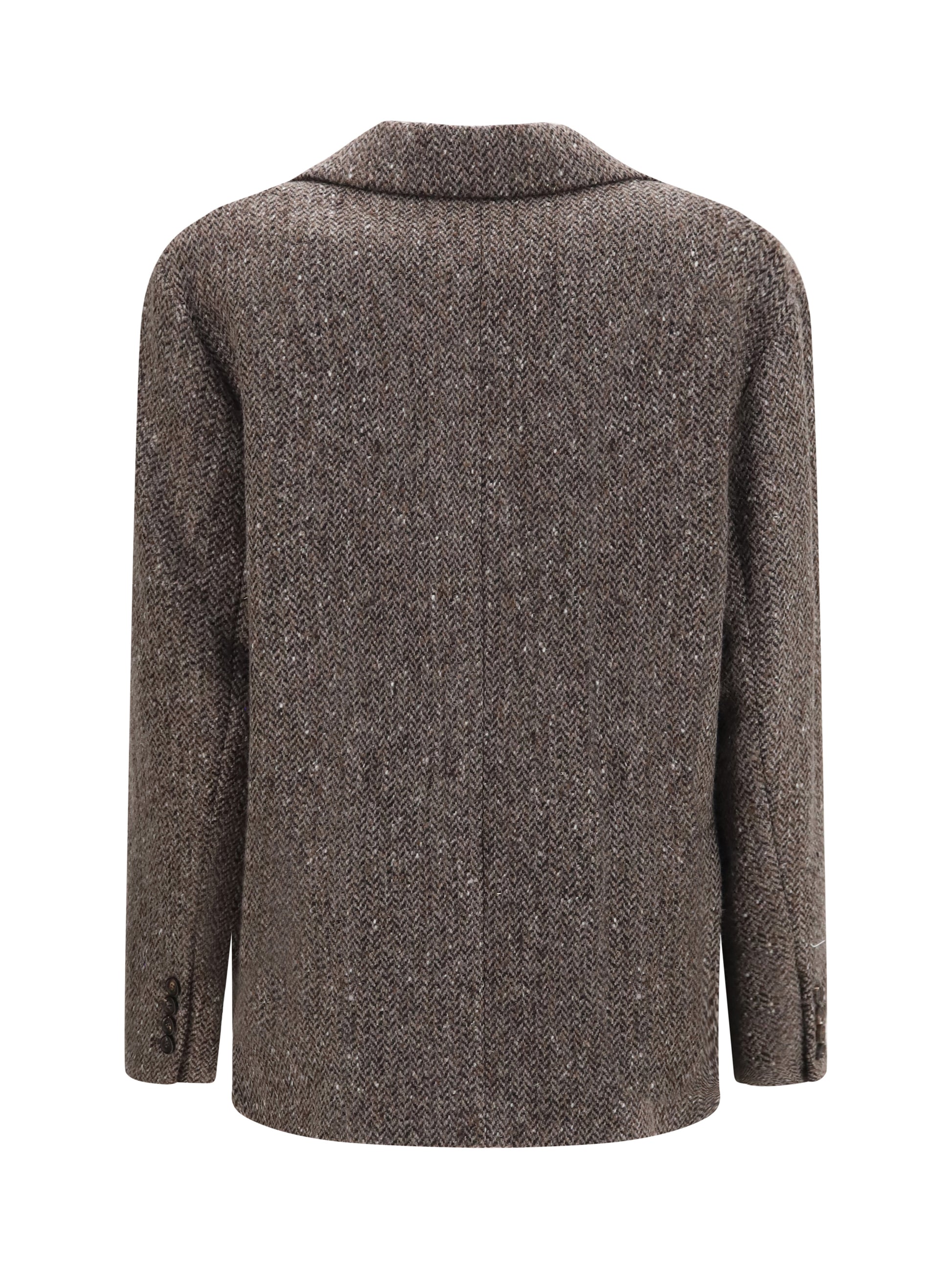 Brunello Cucinelli Women Single-Breasted Virgin Wool Blend Jacket BRUNELLO CUCINELLI