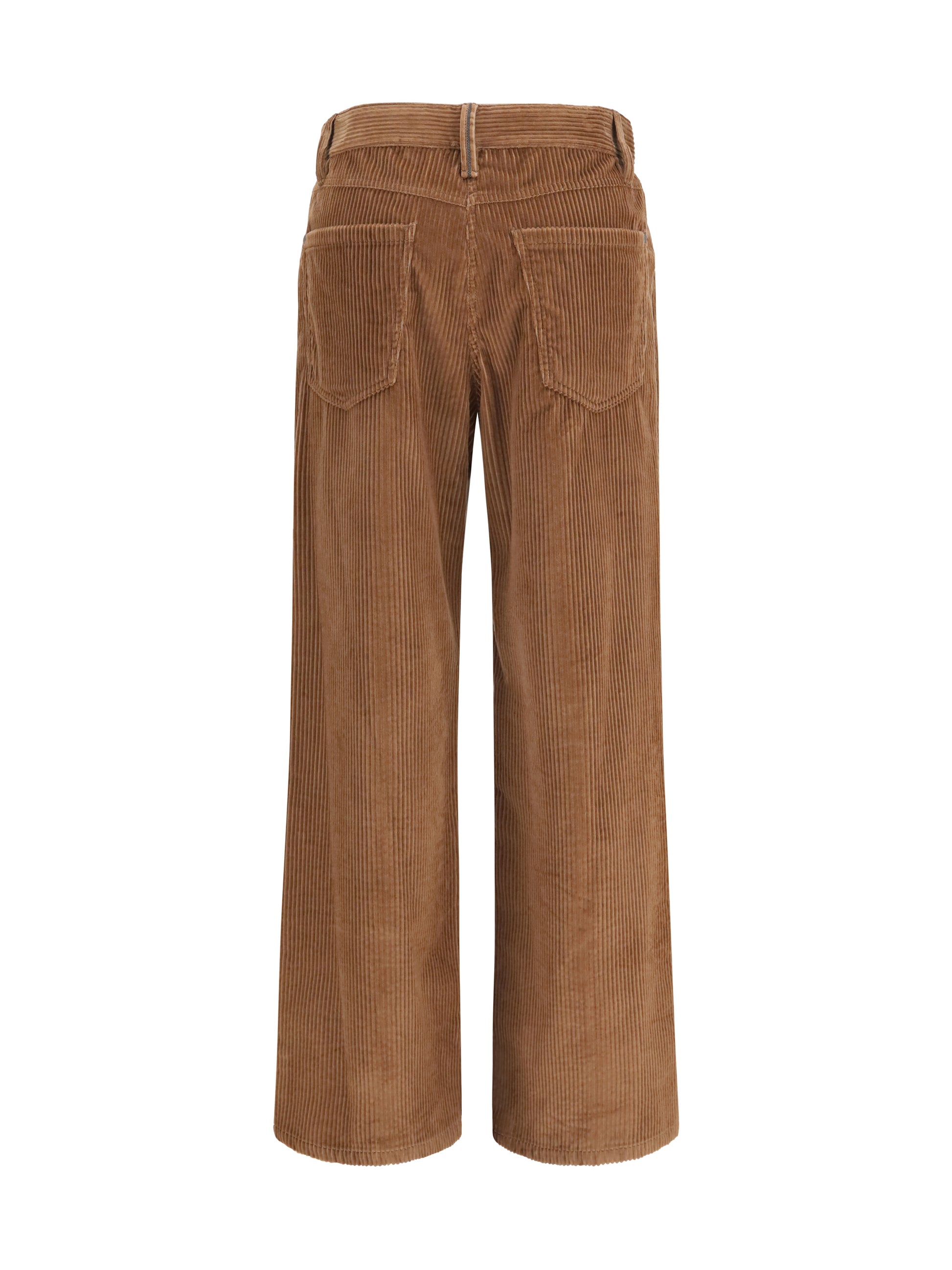 Brunello Cucinelli Women Straight Velvet Pants BRUNELLO CUCINELLI