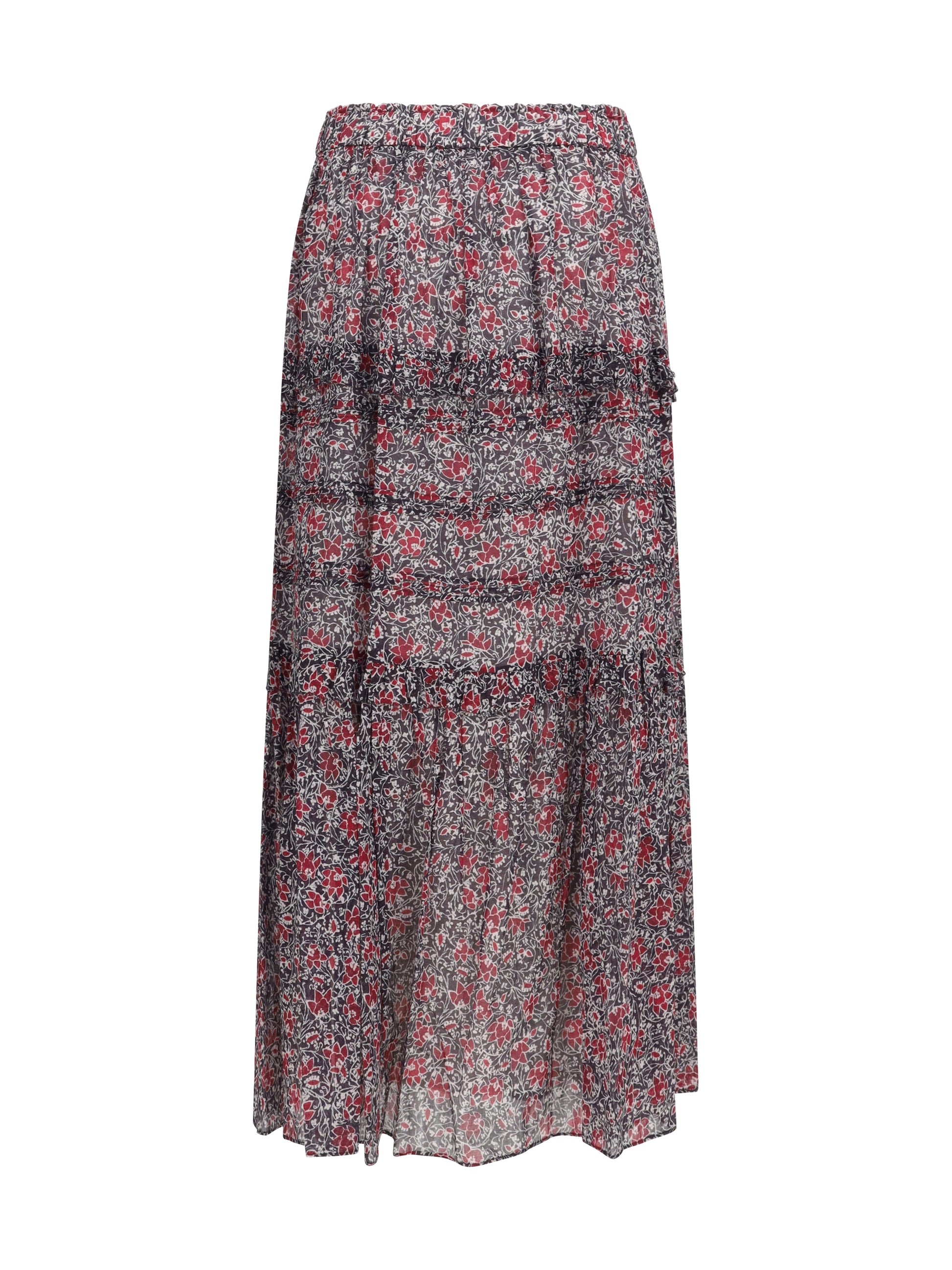 Marant Etoile Women Volomia Long Ruffled Skirt ISABEL MARANT ETOILE