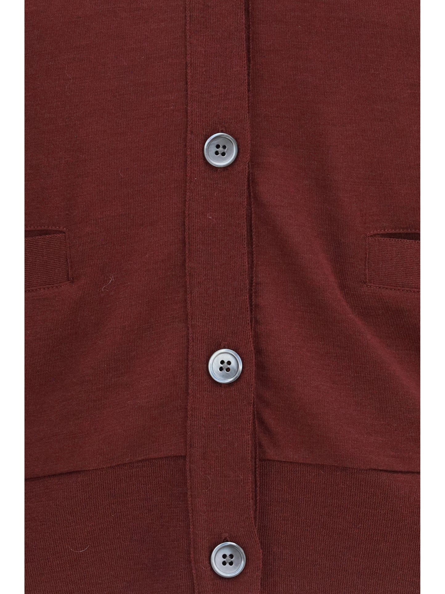 Thom Browne Women V-Neck Merino Wool Cardigan THOM BROWNE
