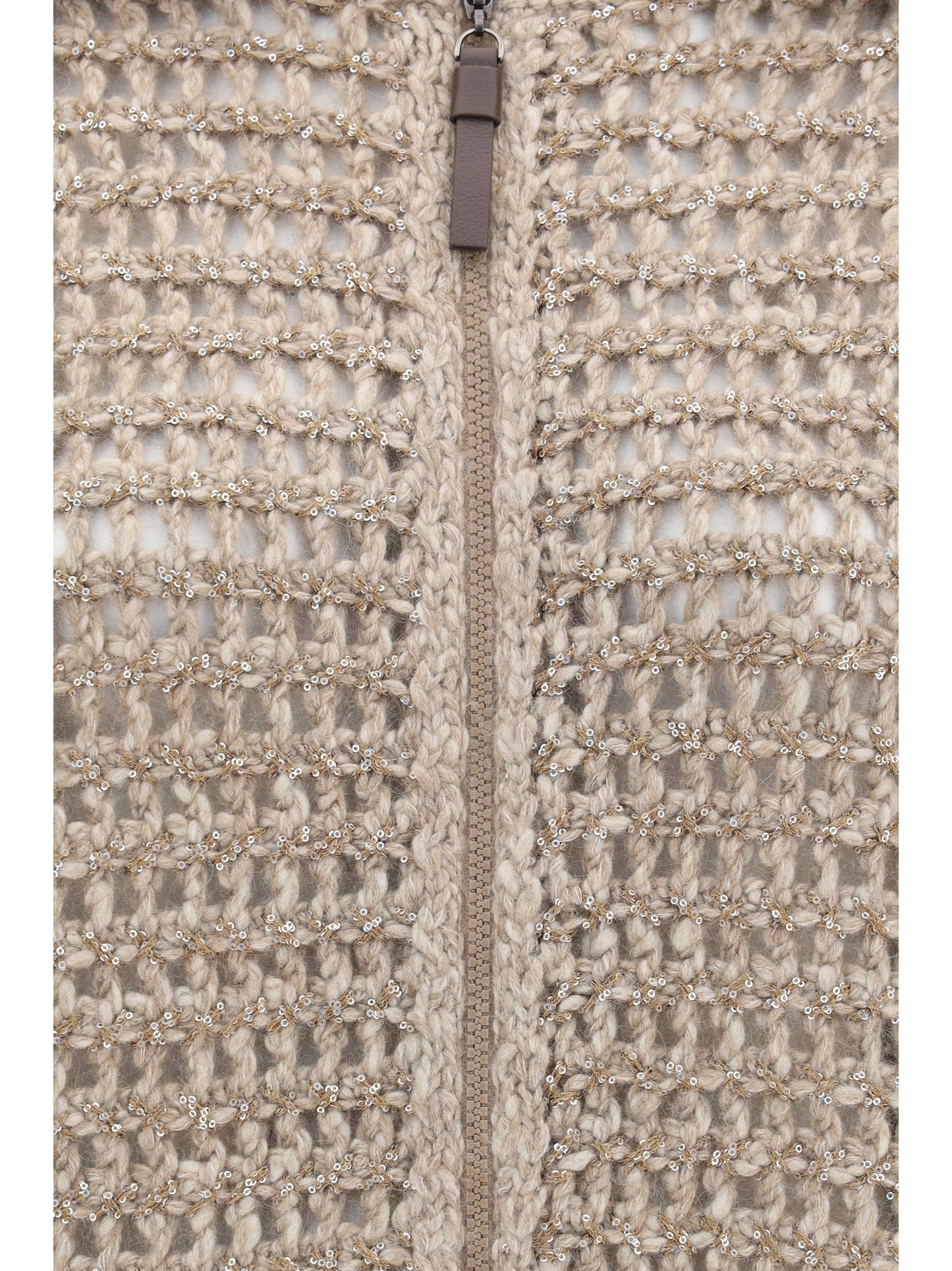 Brunello Cucinelli Women Cashmere Cardigan With Central Pocket BRUNELLO CUCINELLI