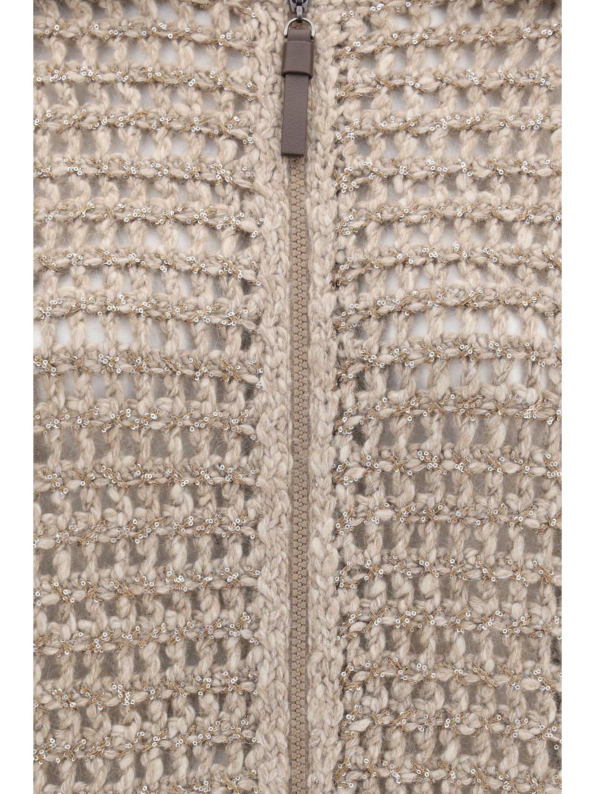 Brunello Cucinelli Women Cashmere Cardigan With Central Pocket BRUNELLO CUCINELLI
