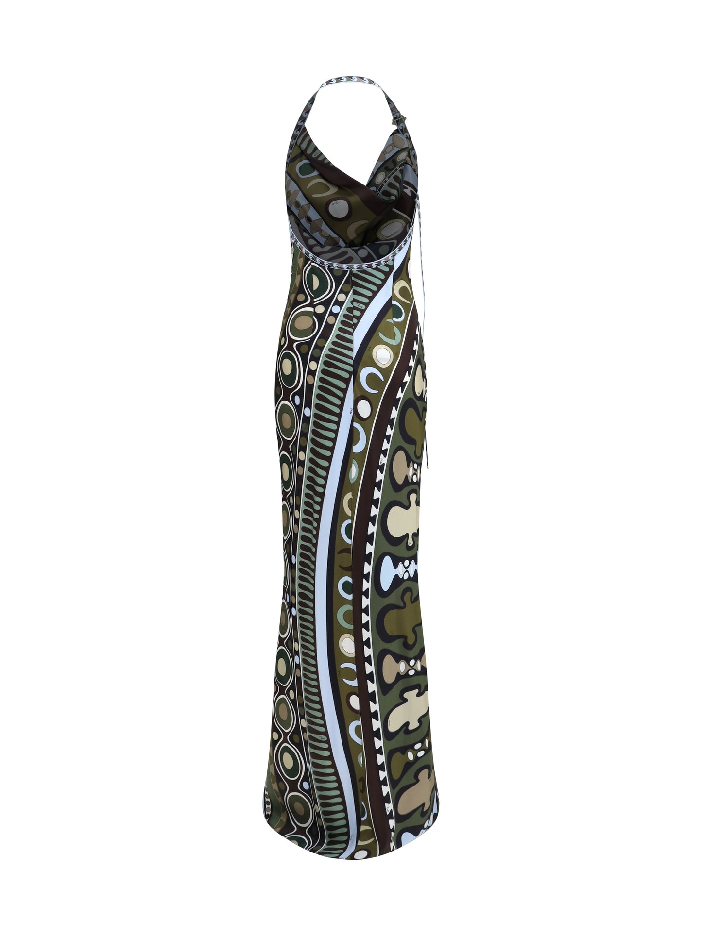Pucci Women Long Silk-Blend Printed Dress PUCCI