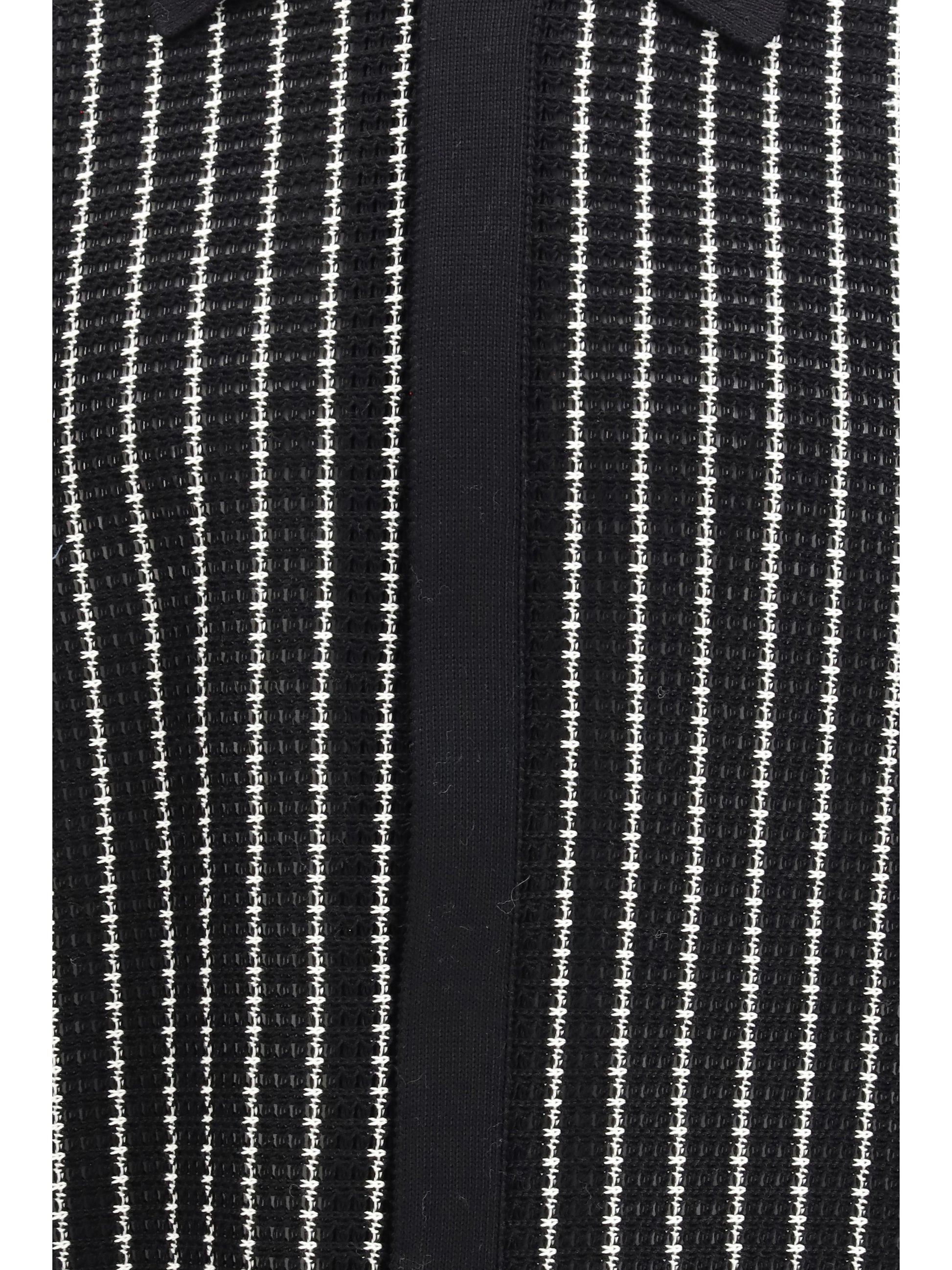 Jil Sander Men Embroidered Crochet Cardigan JIL SANDER