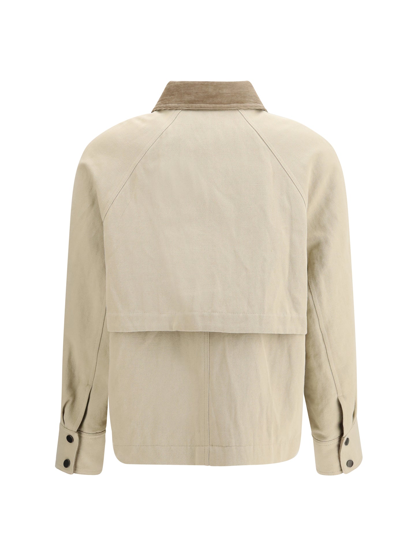 Brunello Cucinelli Women Cotton-Linen Canvas Jacket BRUNELLO CUCINELLI