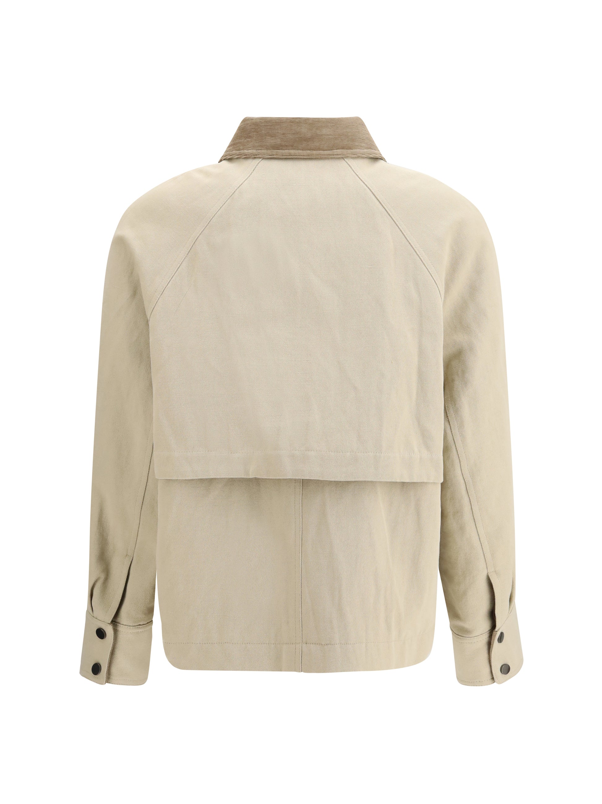 Brunello Cucinelli Women Cotton-Linen Canvas Jacket BRUNELLO CUCINELLI