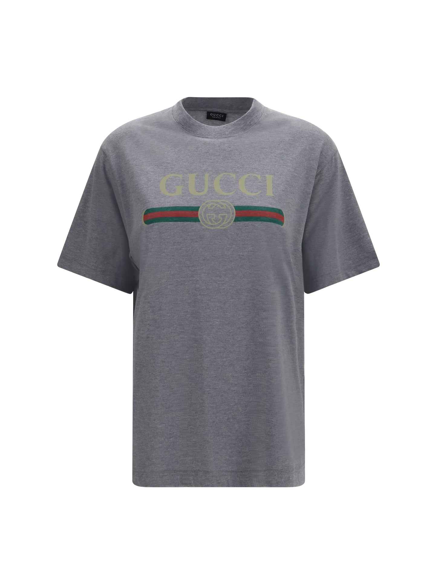 Gucci Women Cotton And Silk Jersey Printed T-Shirt GUCCI