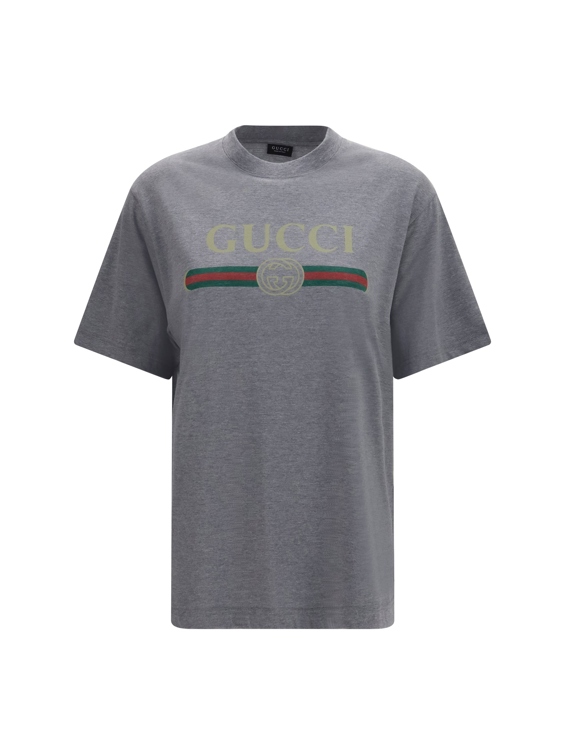 Gucci Women Cotton And Silk Jersey Printed T-Shirt GUCCI