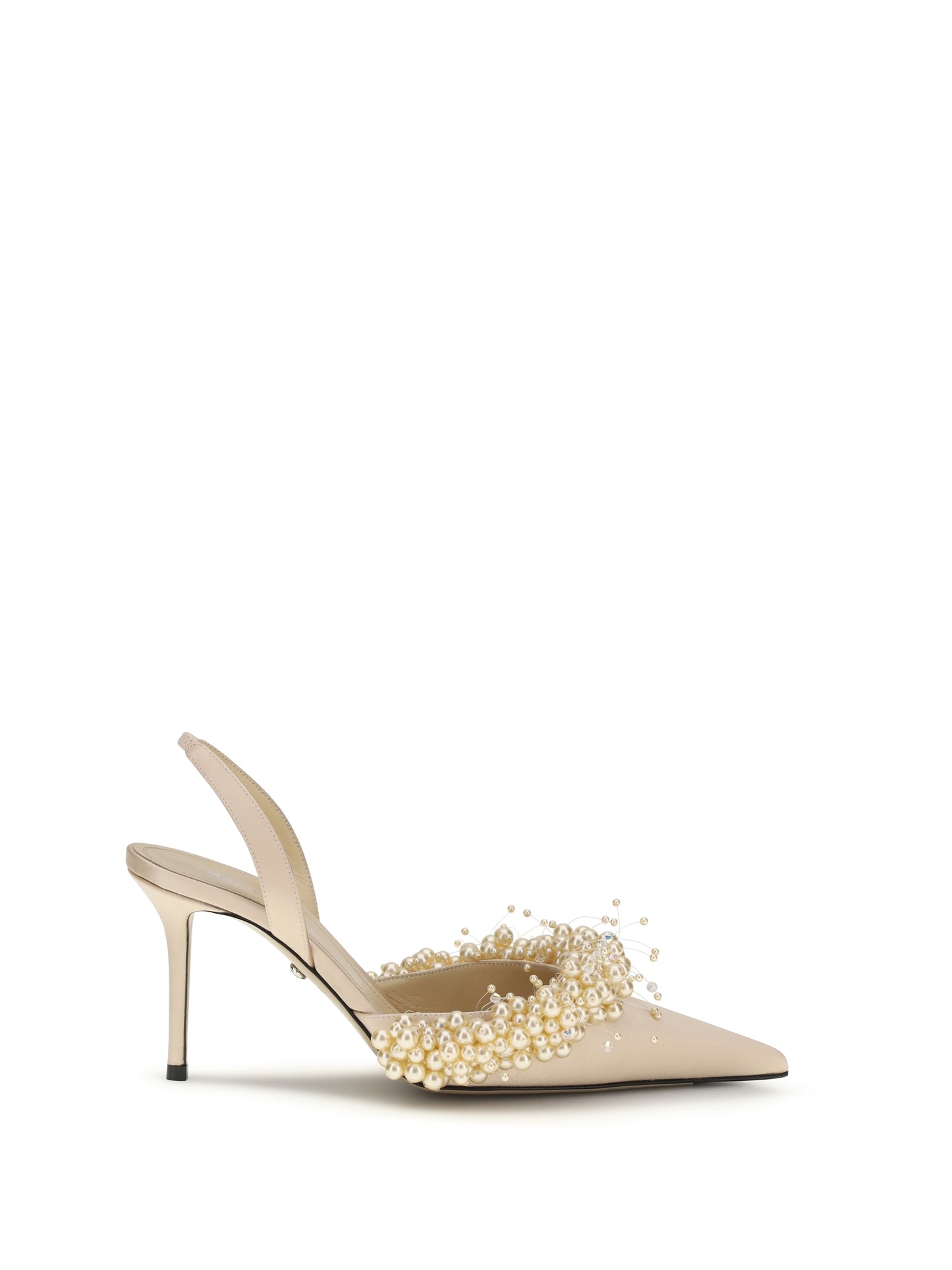 Mach & Mach Women Slingback Pumps With Pearls MACH & MACH