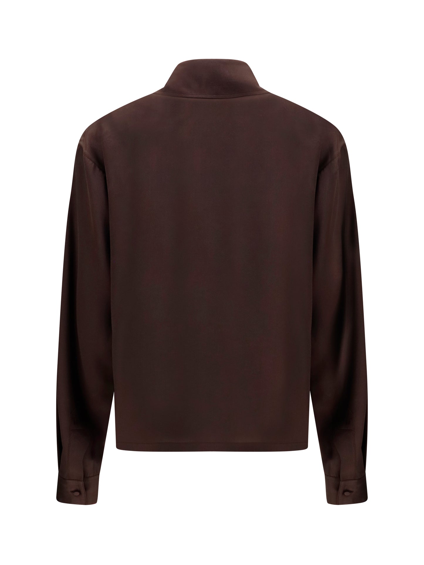 Tom Ford Women Deep V-Neck Silk Shirt