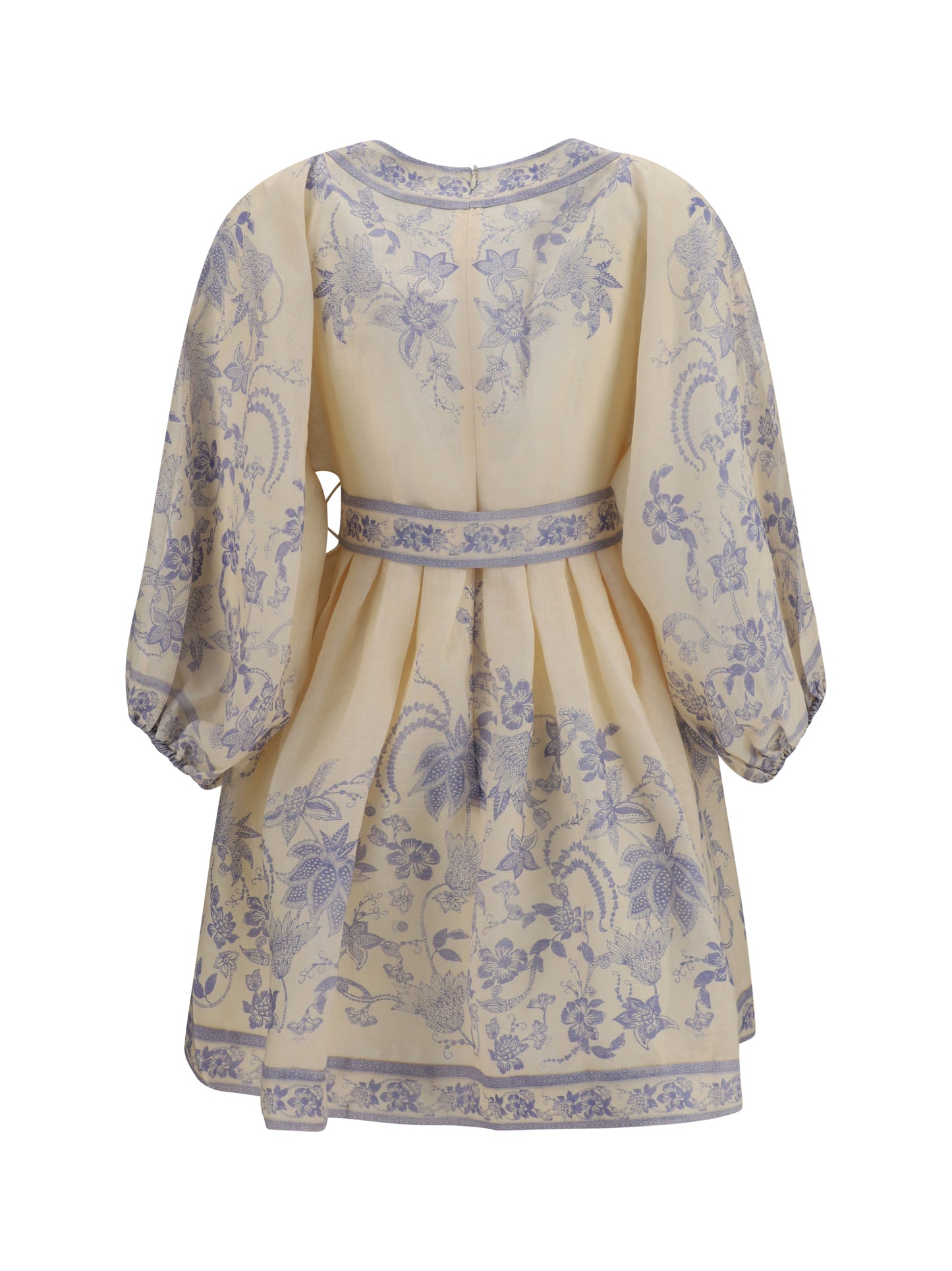 Zimmermann Women Indra Plunge Mini Dress ZIMMERMANN