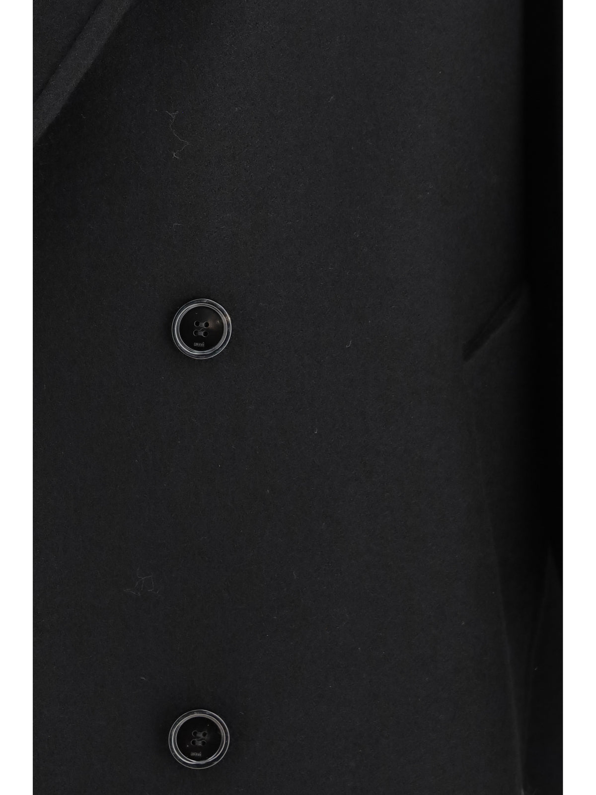 Ami Paris Men Long Double Breasted Wool Coat AMI PARIS