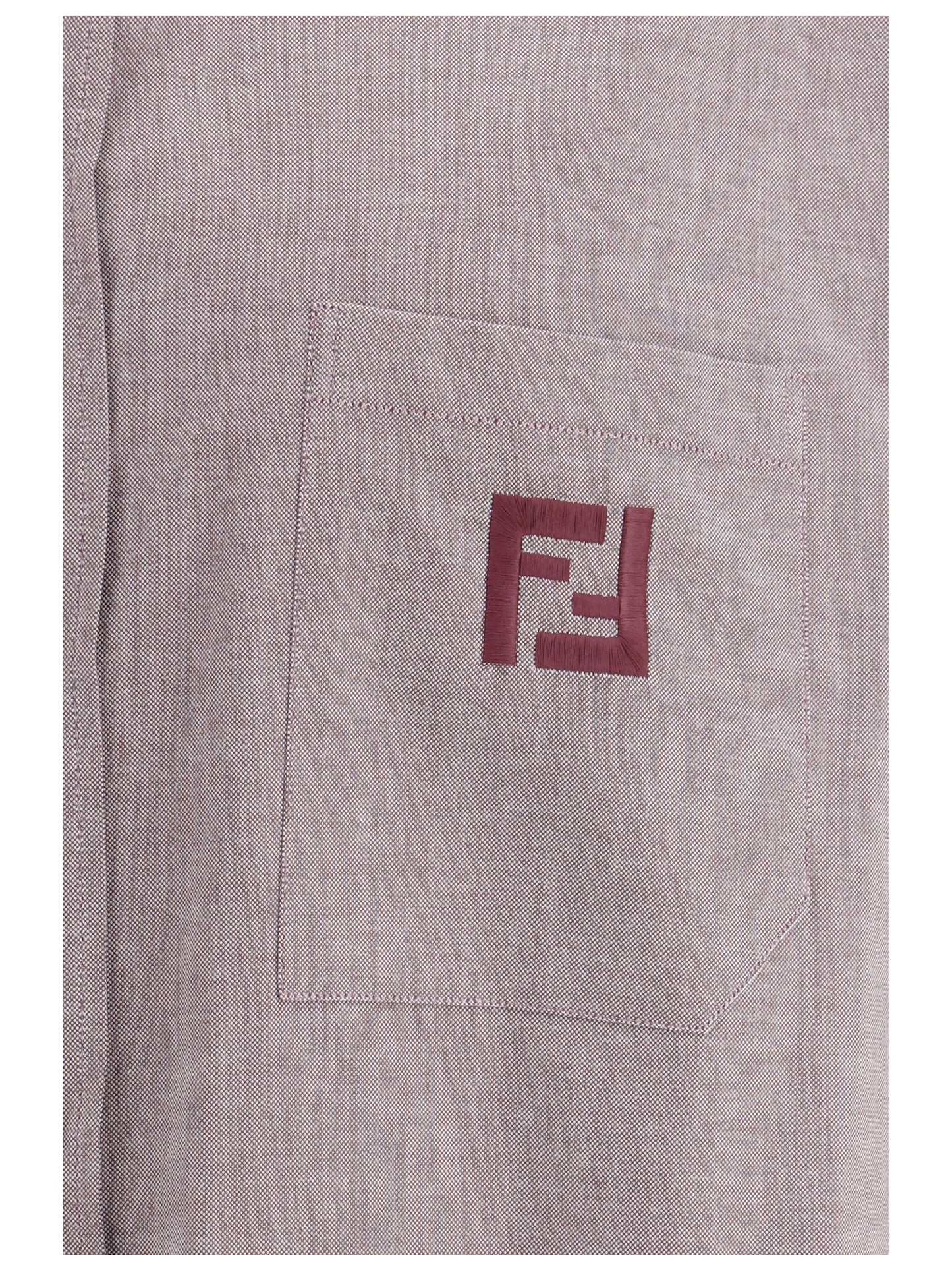 Fendi Men Oxford Cotton Shirt FENDI