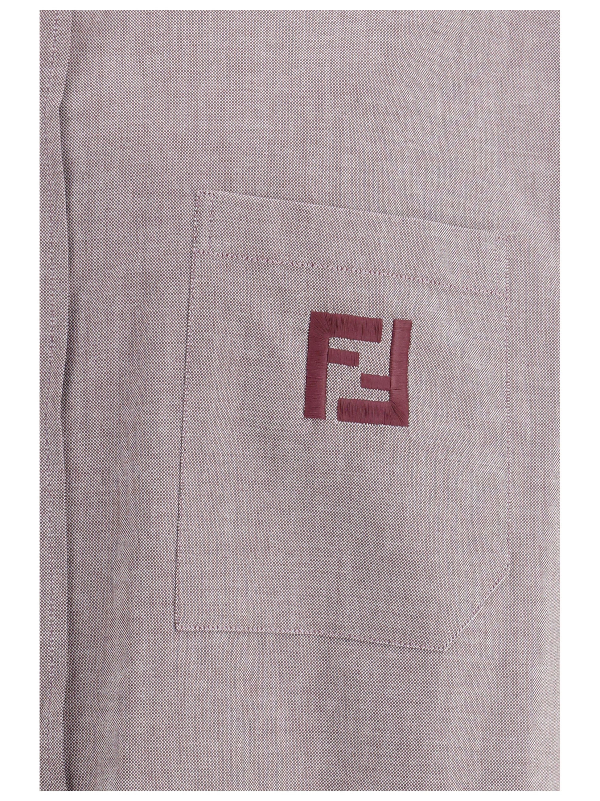 Fendi Men Oxford Cotton Shirt FENDI