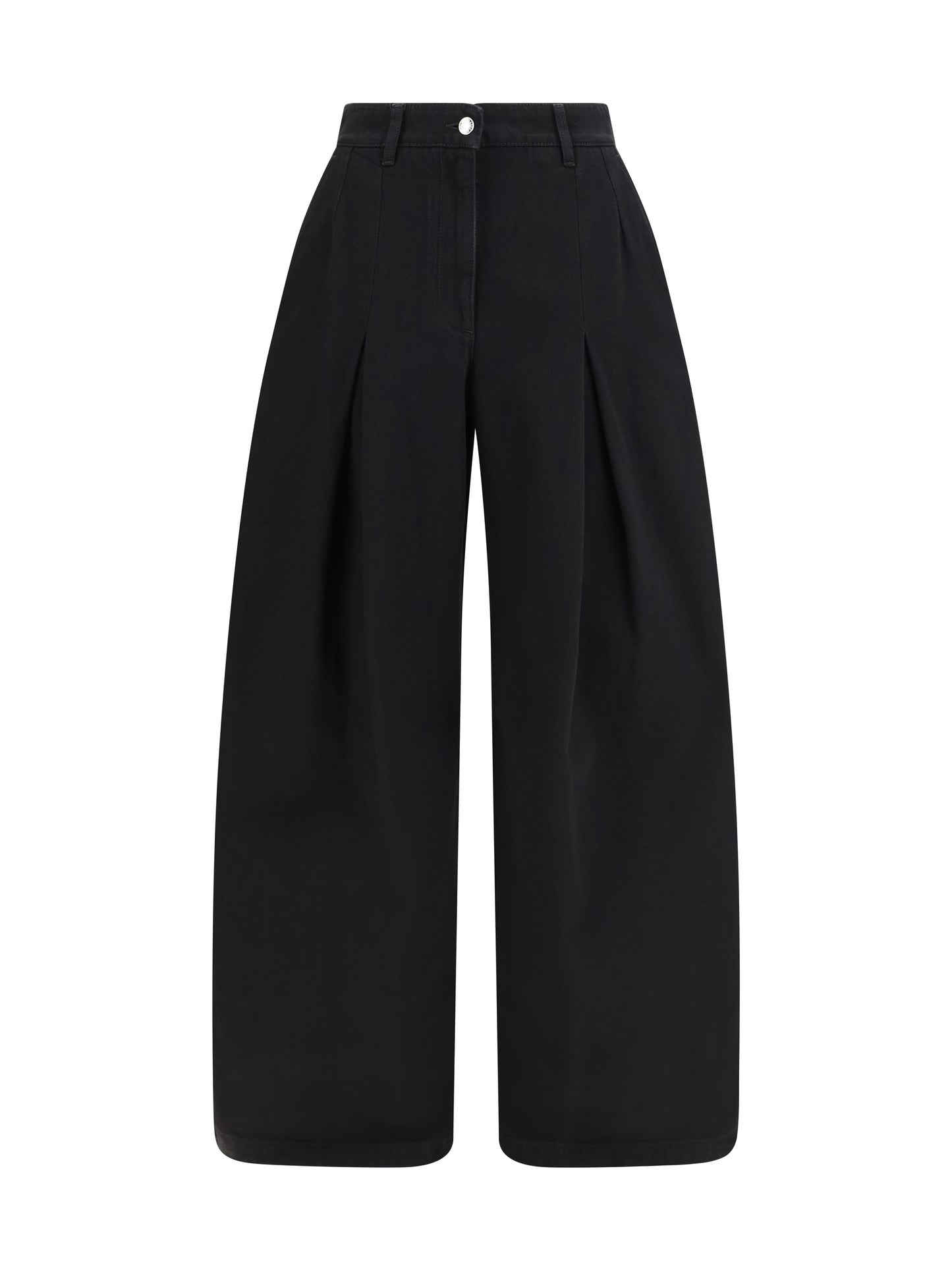 Dolce & Gabbana Women Wide-Leg Cotton Jeans DOLCE & GABBANA